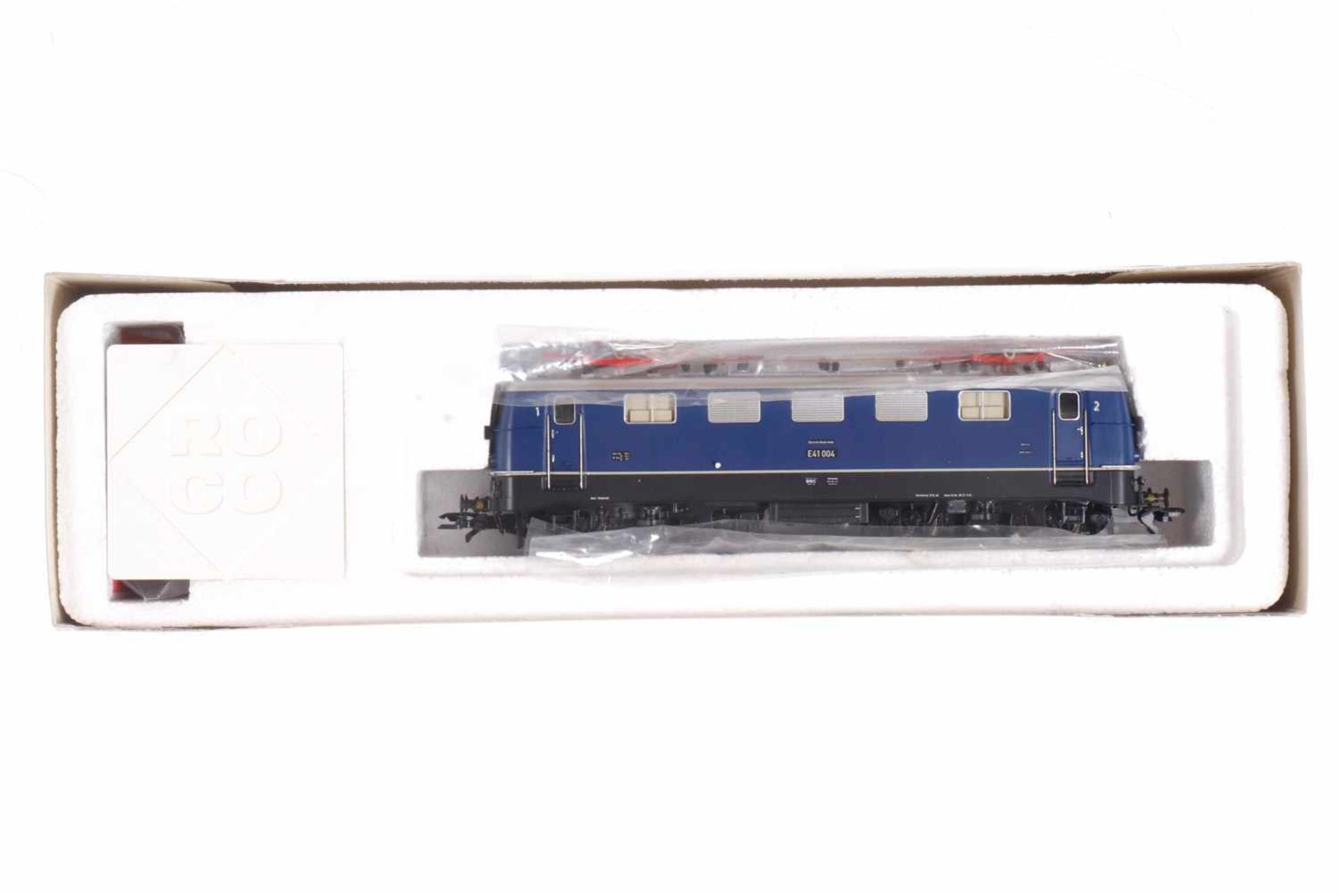 Roco E-Lok "E 41 004" 43956, S H0, blau, im leicht besch. OK, Z 1-2