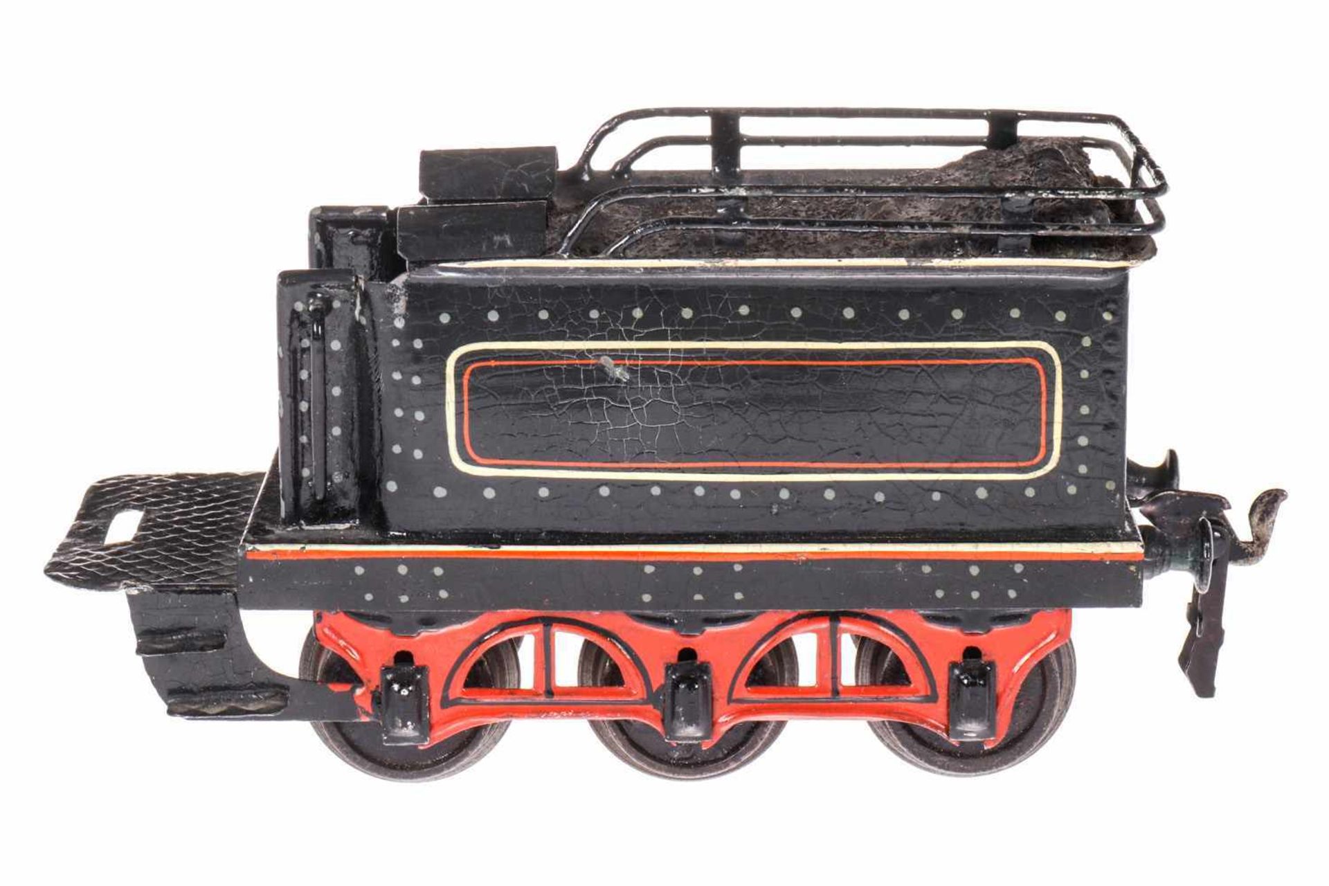 Märklin englischer 3A-Tender, S 1, uralt, HL, Alterungsspuren, L 18, Z 1-2, selten