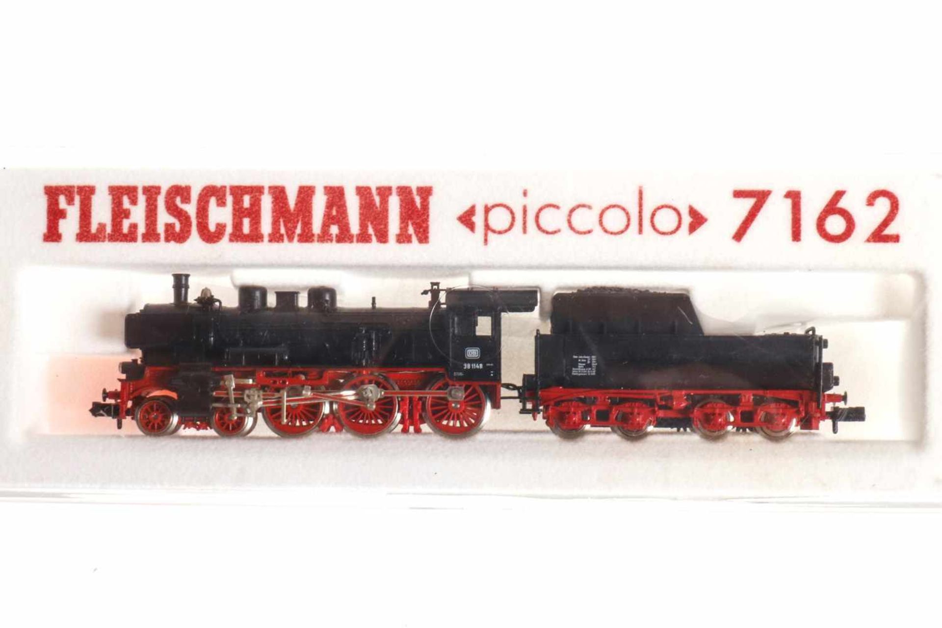 Fleischmann 2-C Schlepptenderlok "38 1148" 7162, S N, schwarz, OK, Z 1-2