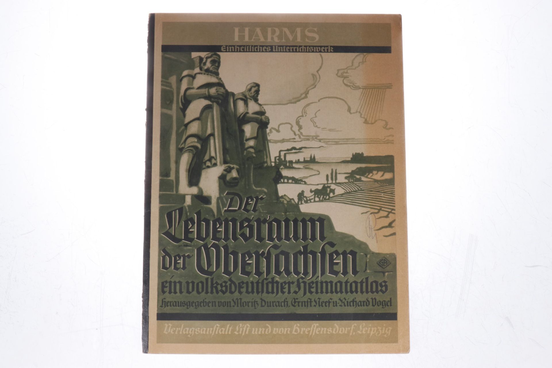 "Der Lebensraum der Obersachsen", "Ein volksdeutscher Heimatatlas", herausgegeben von Moritz Durach,