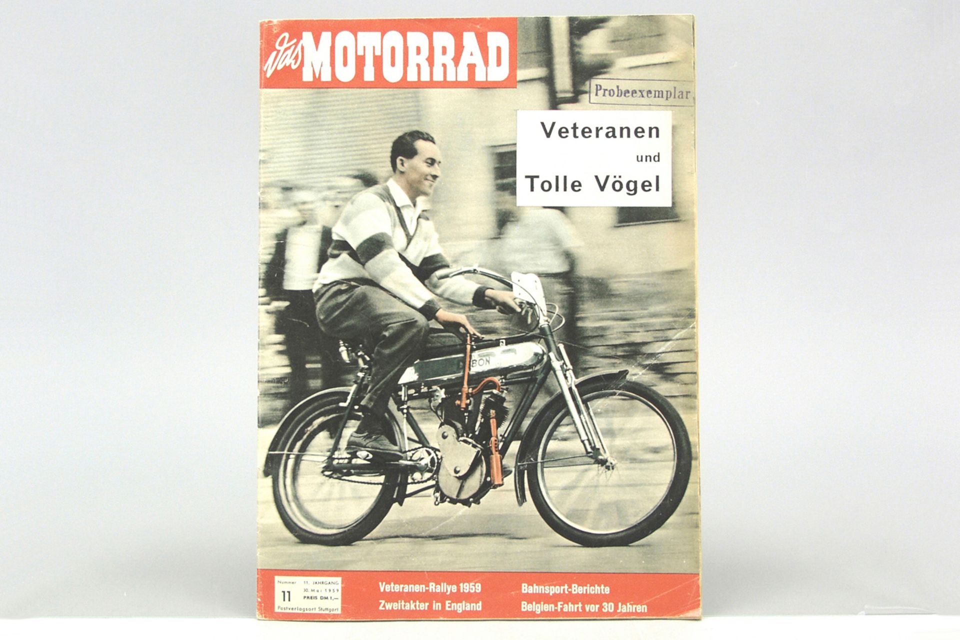 Zeitschrift "Das Motorrad", Nr. 11, 30. Mai 1959, 11. Jahrgang, Seiten 321-347, minimale