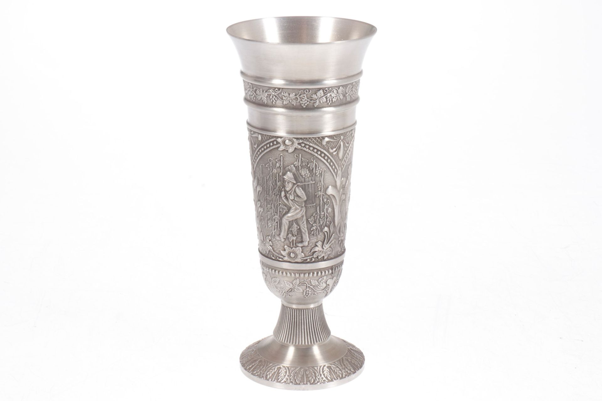 Alwe Pewter Pokal, Zinn 94%, H 19,5