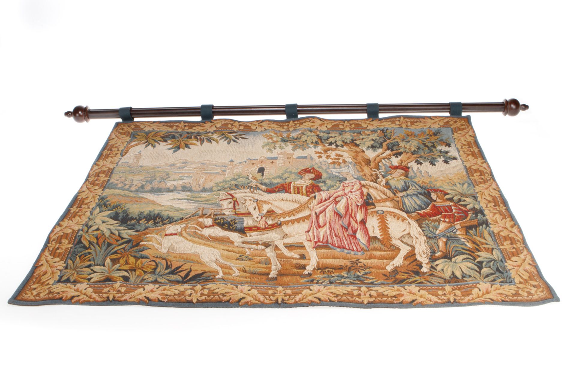 Wandteppich "The Royal Hunt", Tapestry by Marc Waymel for Franklin Mint, hergestellt in