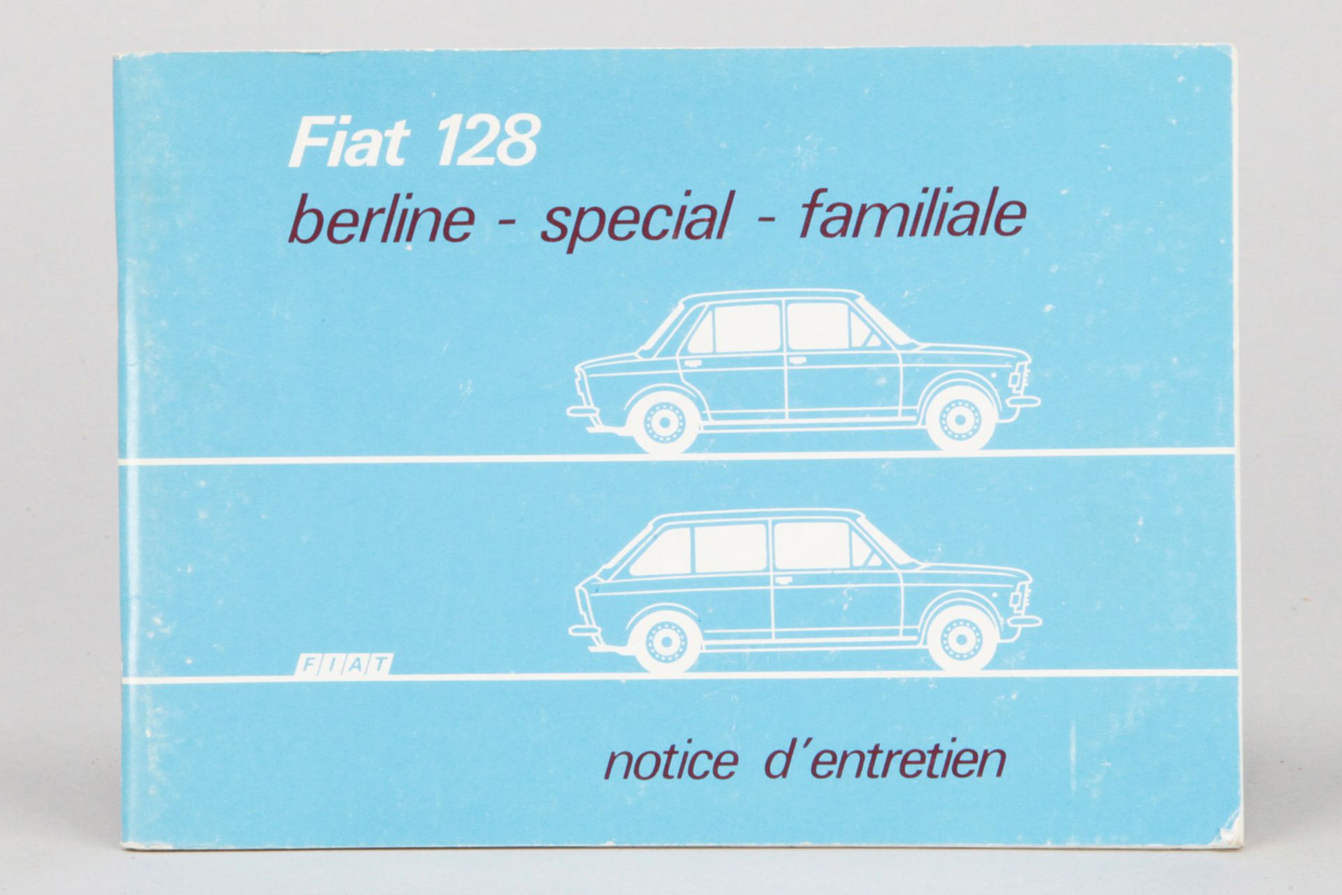 Betriebsanleitung "Fiat 128", französisch, 66 Seiten