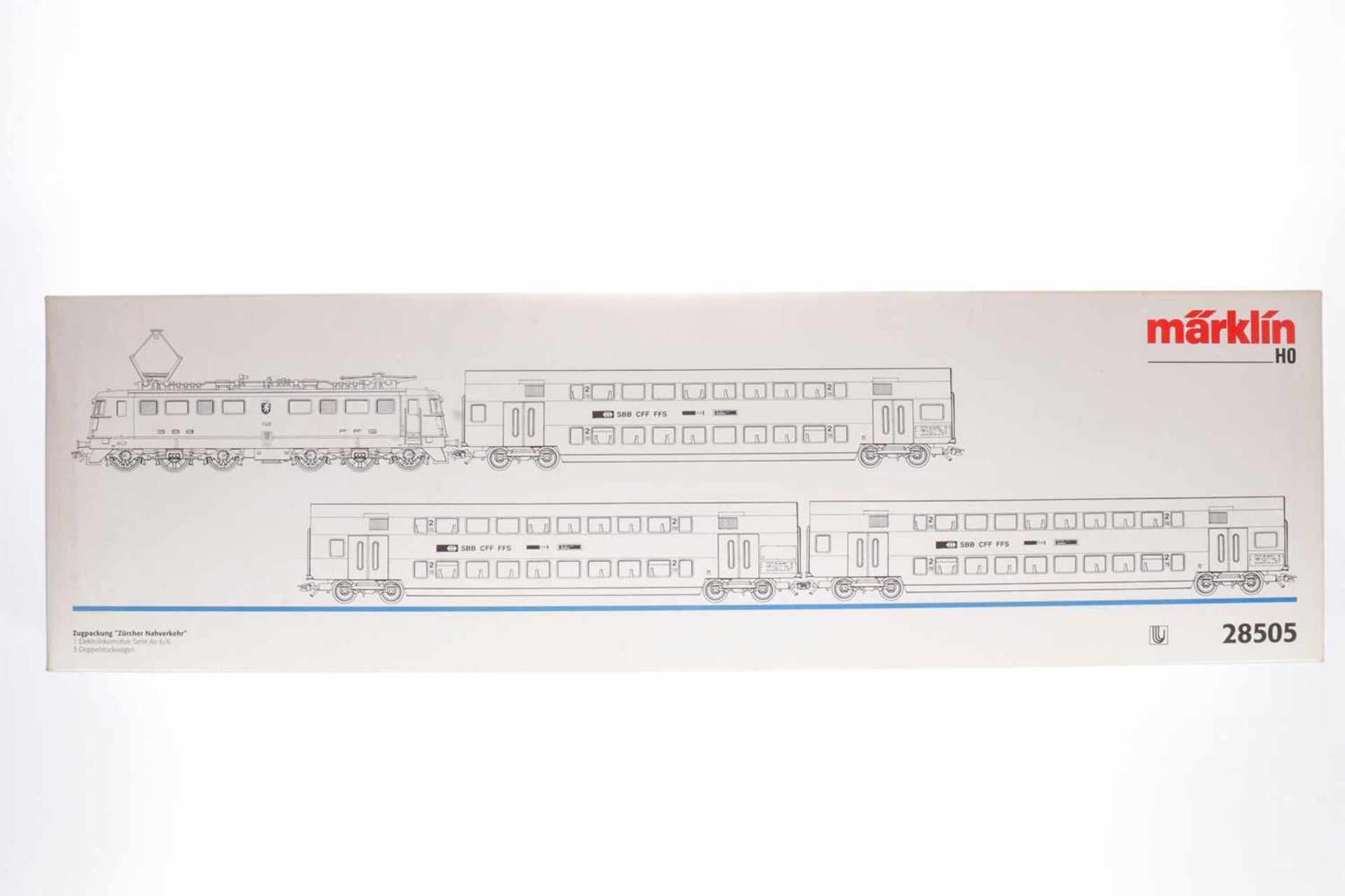 Märklin Zugpackung "Zürcher Nahverkehr" 28505, S H0, komplett, OK, Z 1-2