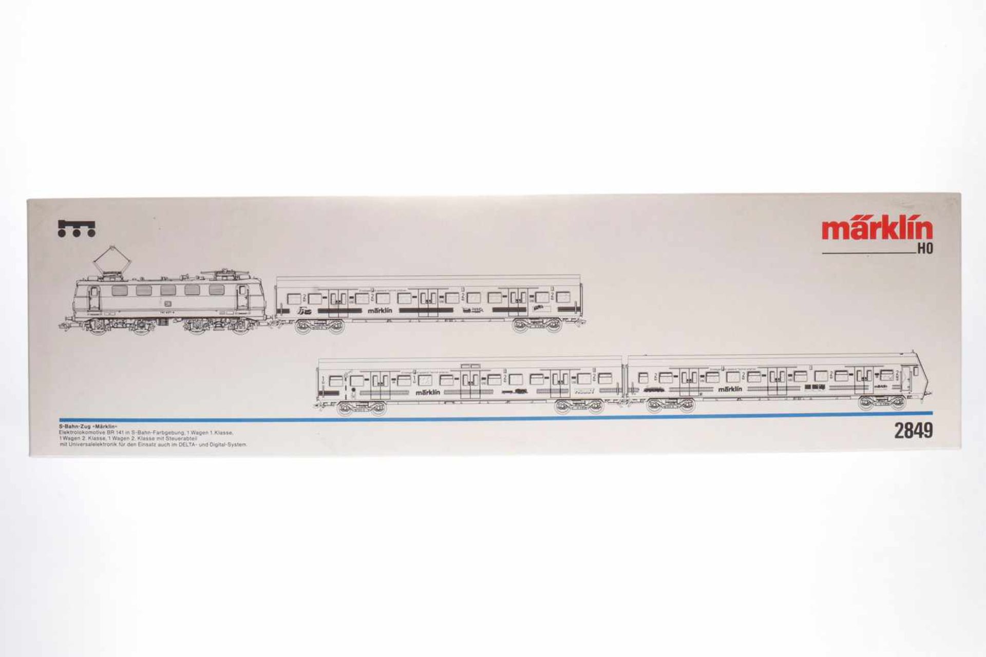 Märklin S-Bahn-Zug "Märklin" 2849, S H0, nur mit Lok, OK, sonst Z 1-2