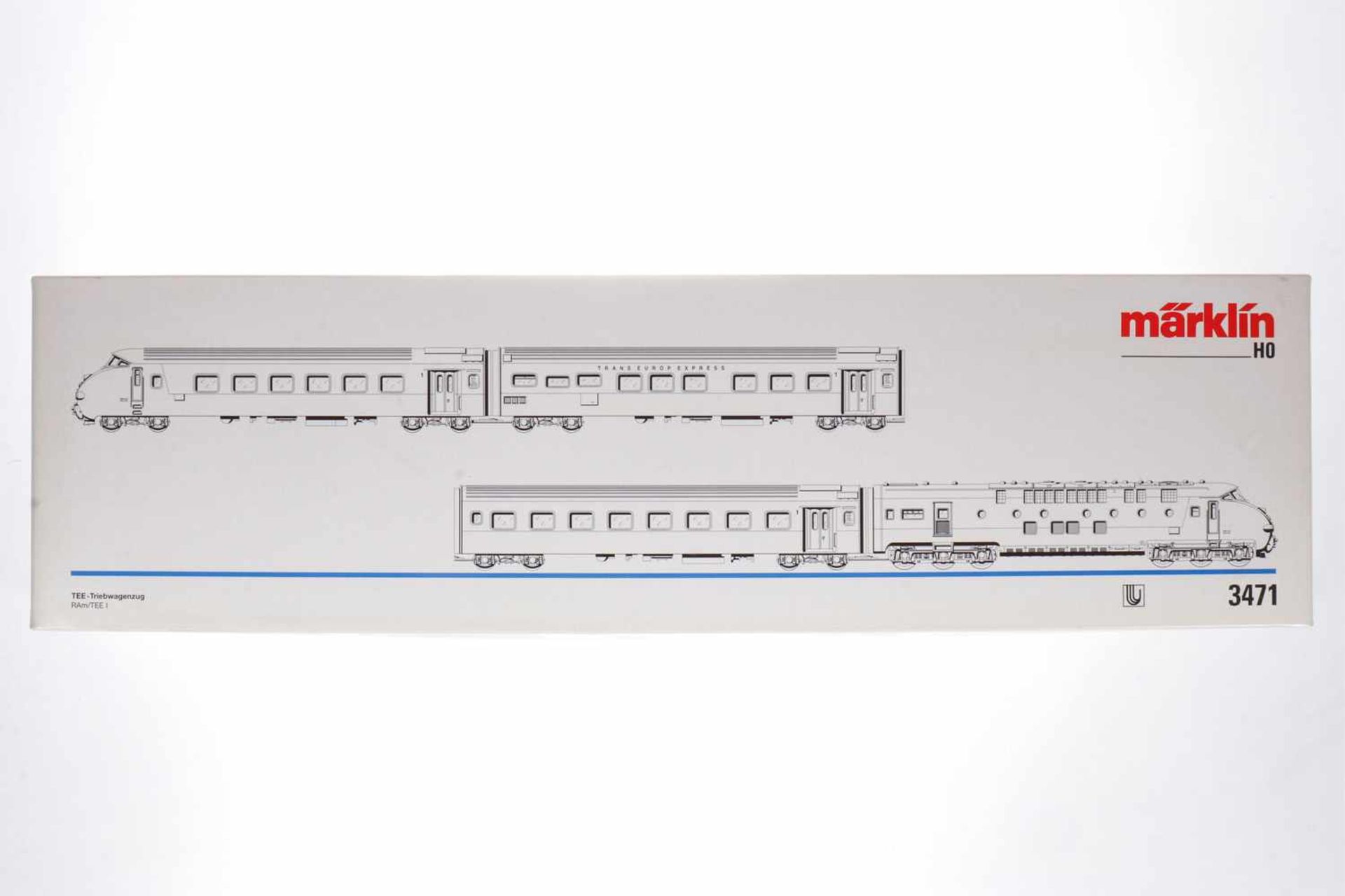 Märklin TEE-Triebwagenzug 3471, S H0, komplett, OK, Z 1-2