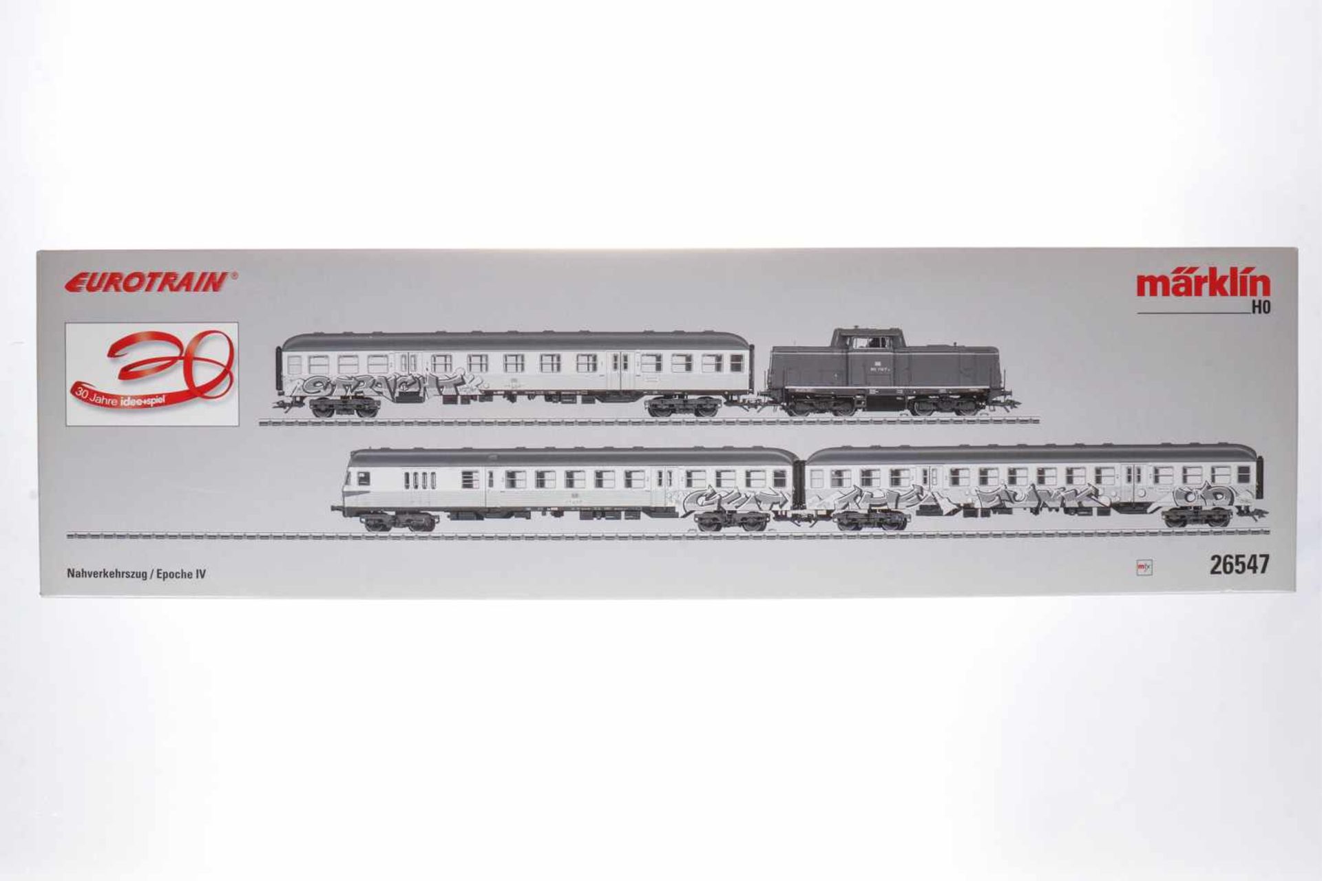 Märklin/Eurotrain Nahverkehrszug "Epoche IV" 26547, S H0, komplett, OK, Z 1-2