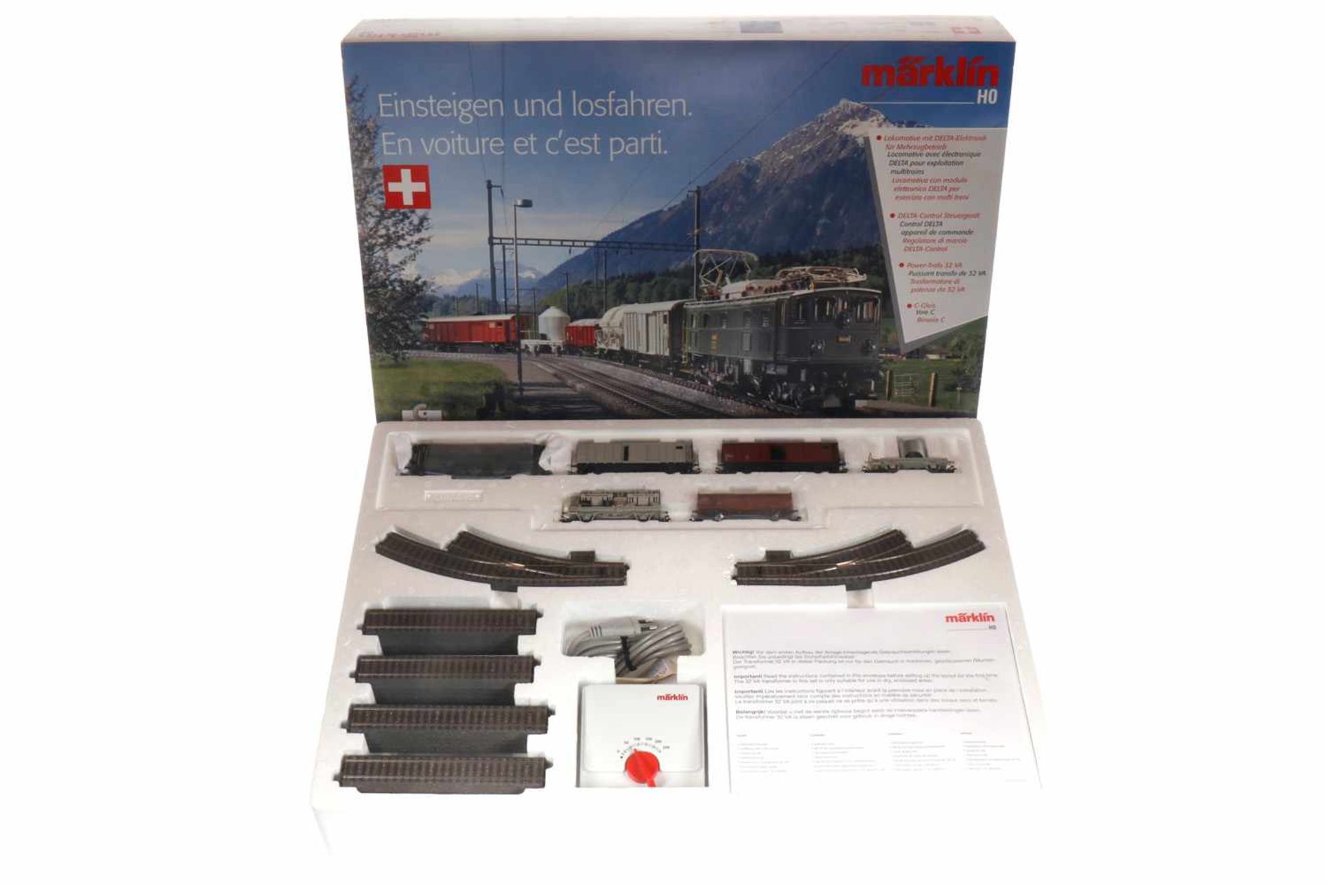 Märklin schweizer Zugpackung 29516, S H0, komplett, OK, Z 1-2