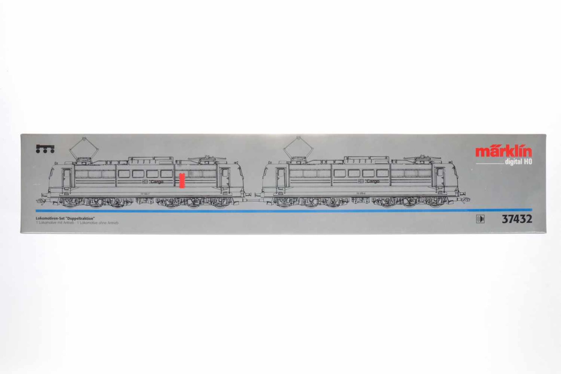 Märklin digital Lokomotiven-Set "Doppeltraktion" 37432, S H0, komplett, OK, Z 1-2