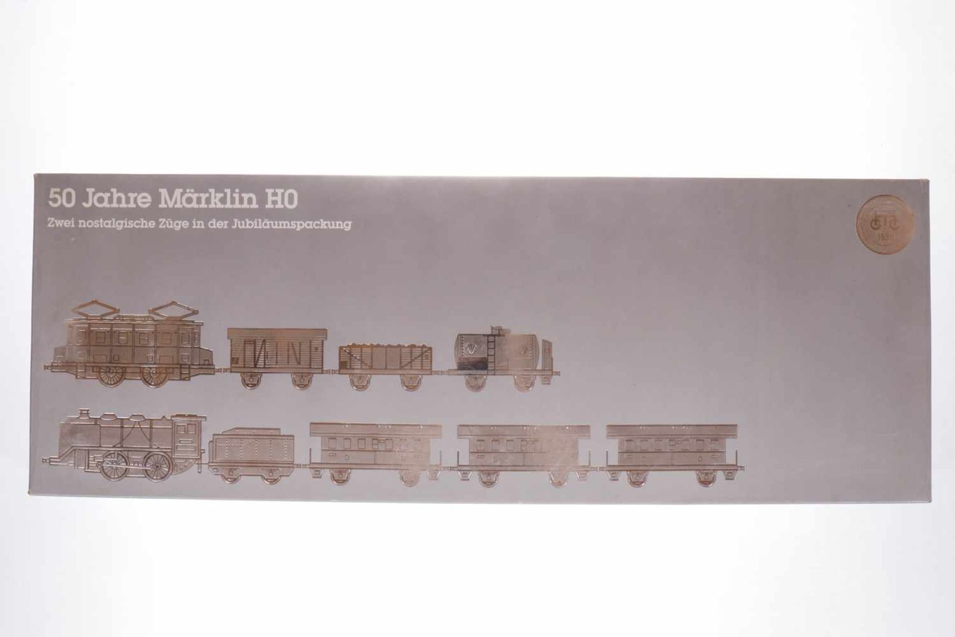 Märklin Jubiläums-Packung 0050, S H0, nur mit Personenzug, OK, sonst Z 1-2