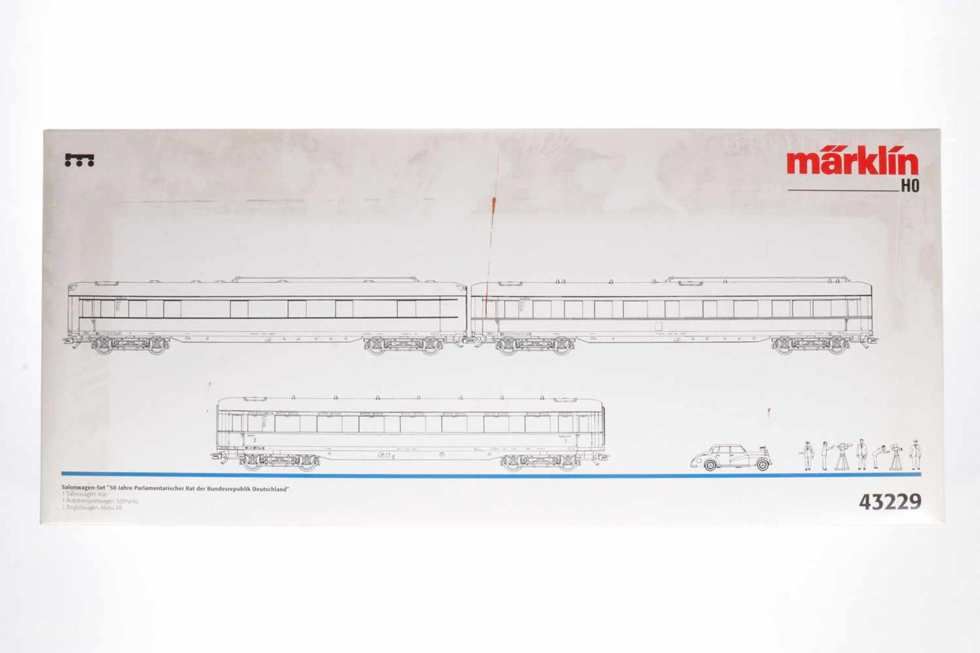 Märklin Salonwagen-Set 43229, S H0, komplett, OK, Z 1-2