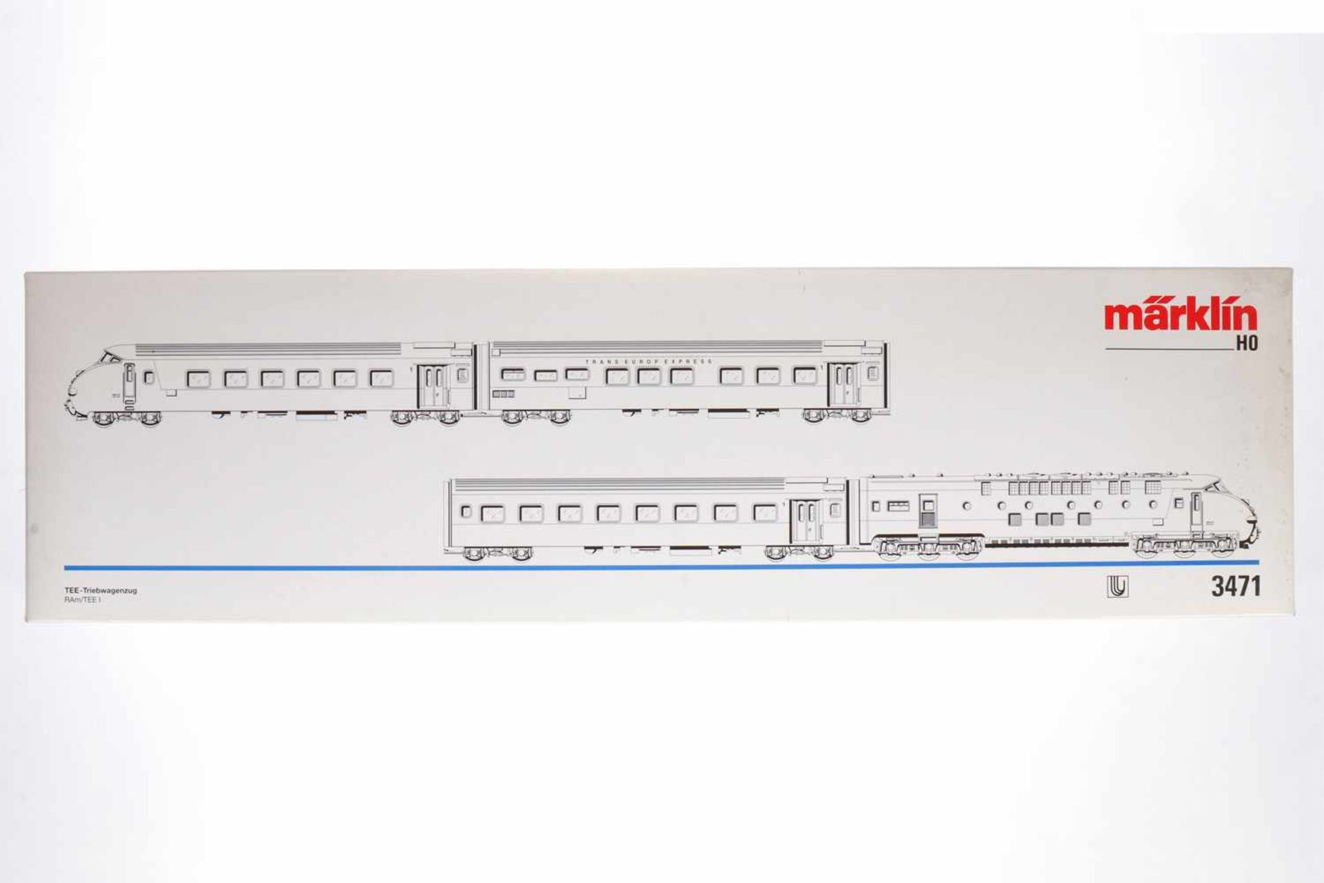 Märklin TEE-Triebwagenzug 3471, S H0, komplett, OK, Z 1-2