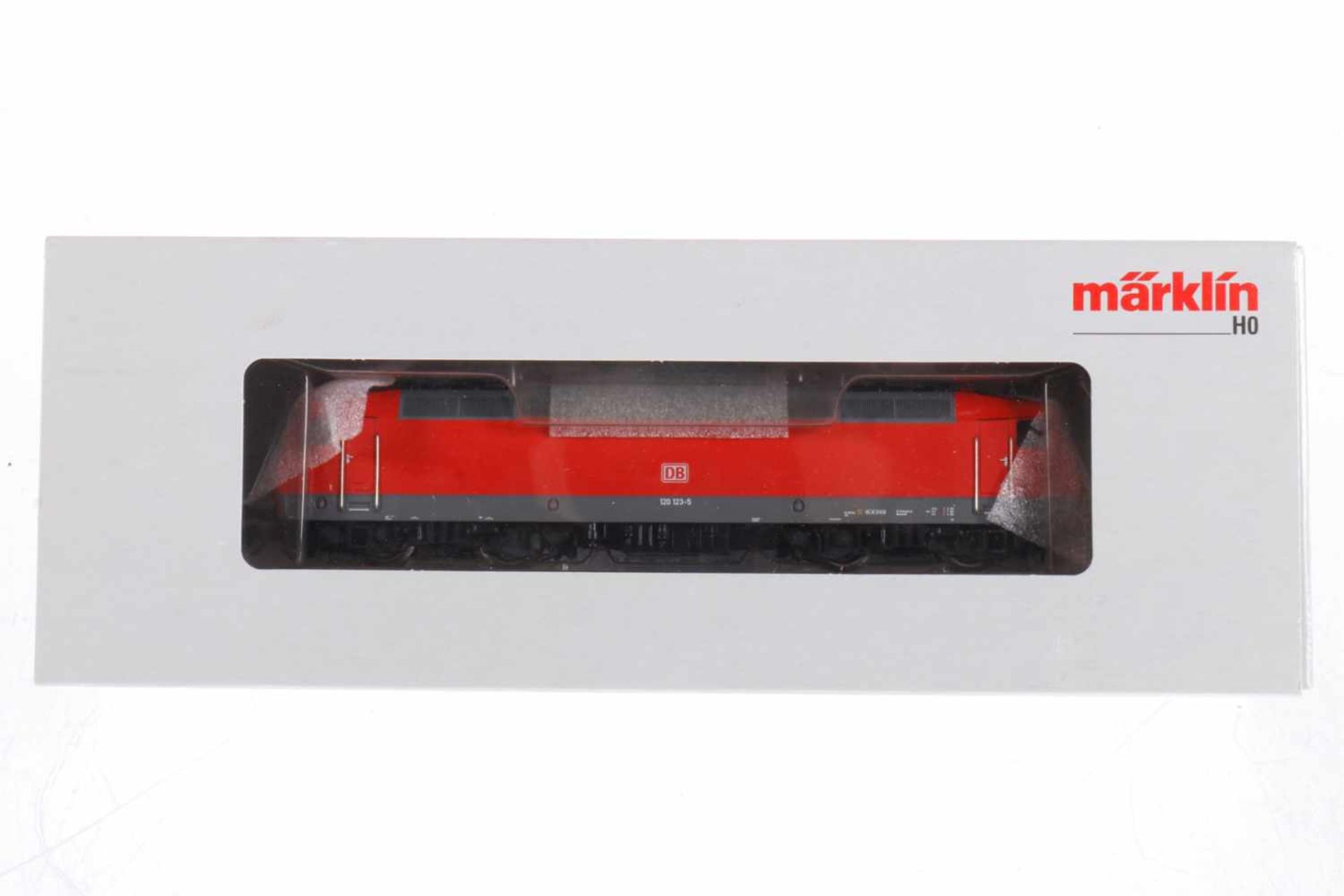 Märklin E-Lok "120 123-5" 37539, S H0, rot, OK, Z 1-2