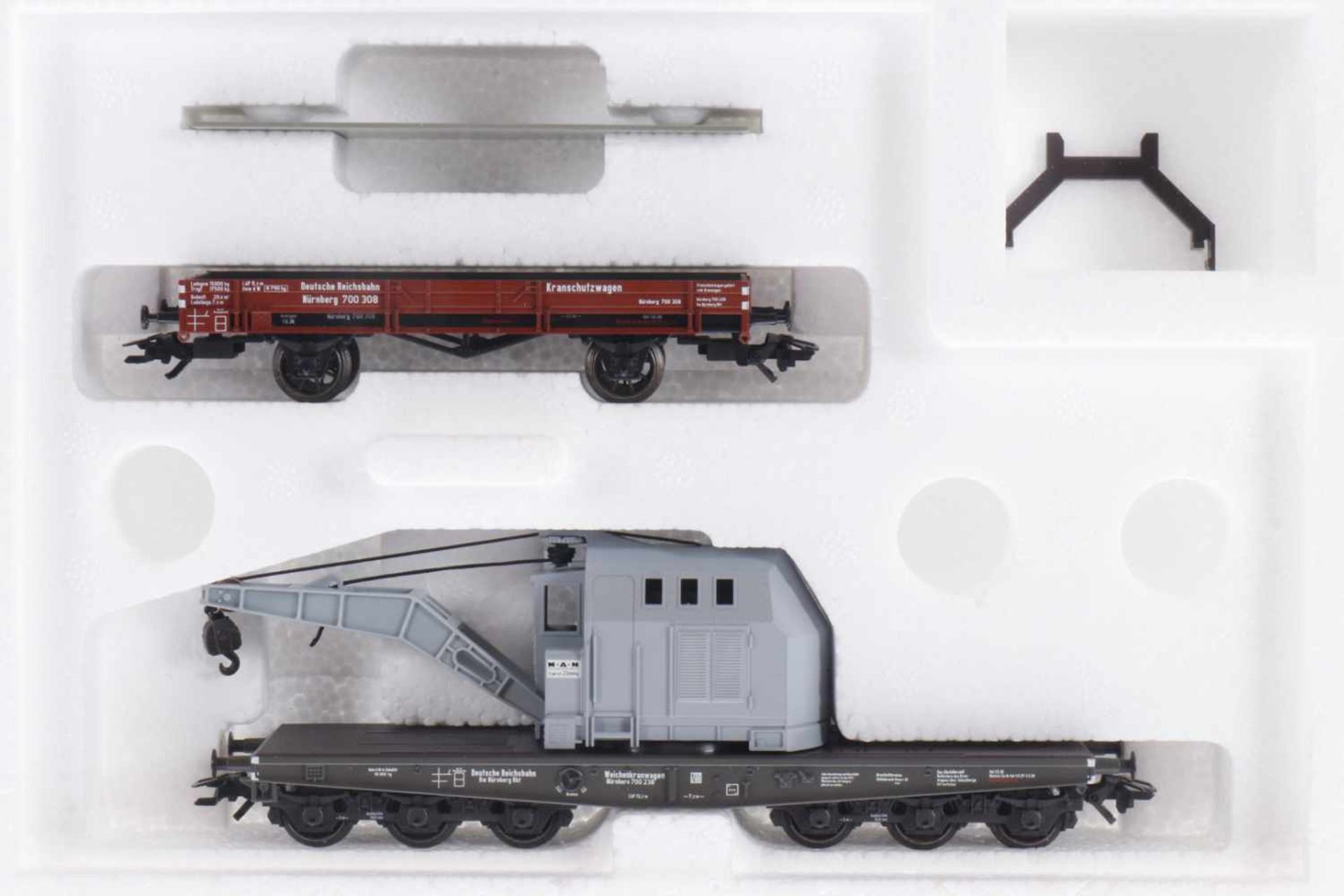 Märklin Kranwagen-Set 48674, S H0, 2-teilig, OK, Z 1-2