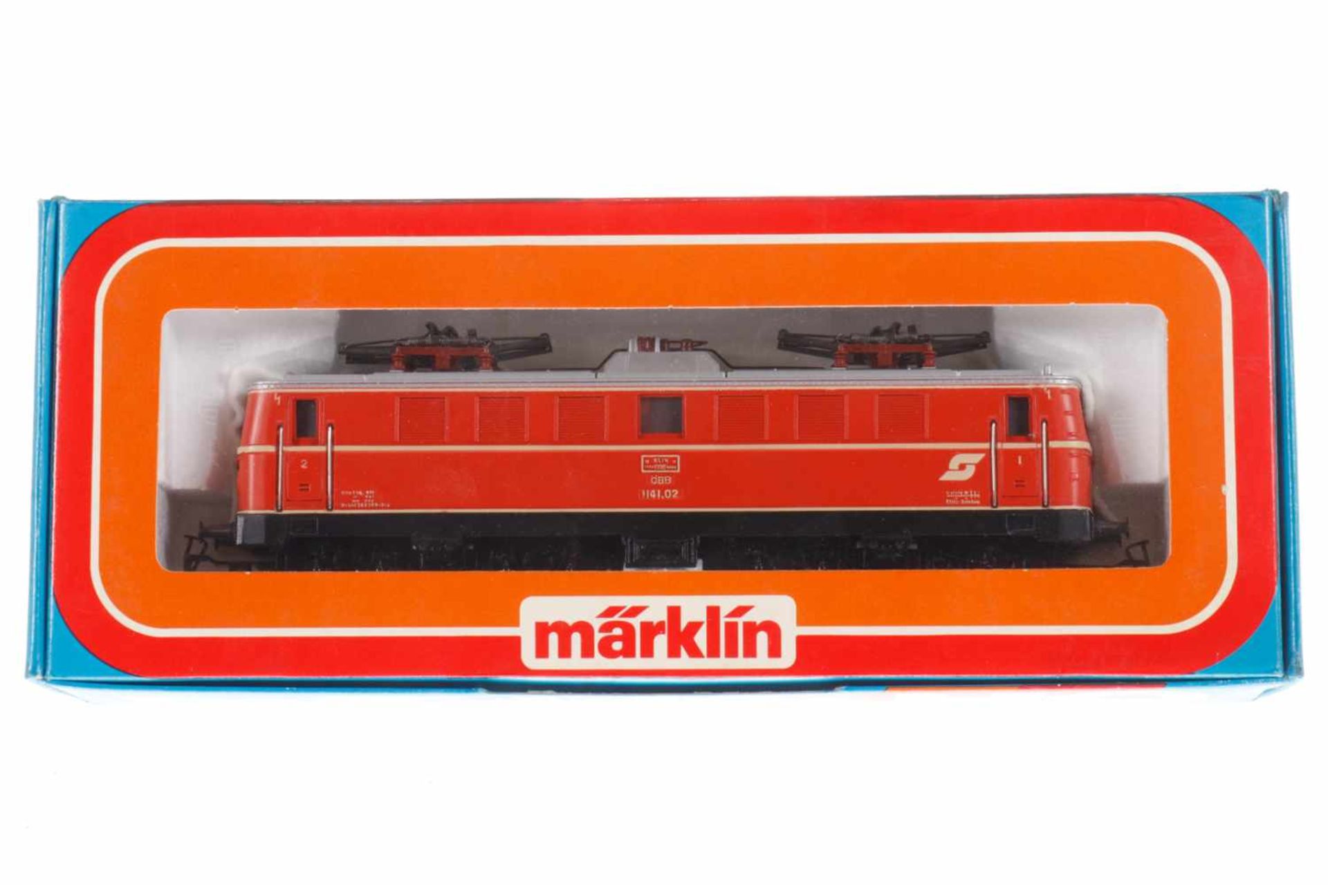 Märklin E-Lok "ÖBB 1141 02" 3154, S H0, orange, OK, Z 2