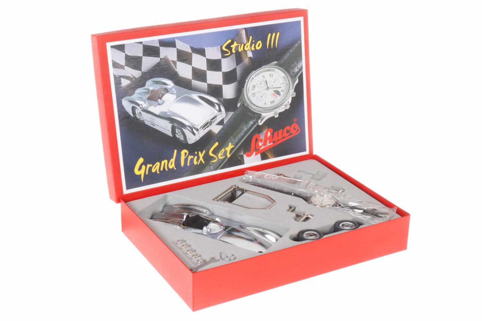 Schuco Studio III Grand Prix Set, Nr. 01642, OK mit Lagerspuren, sonst Z 1-2