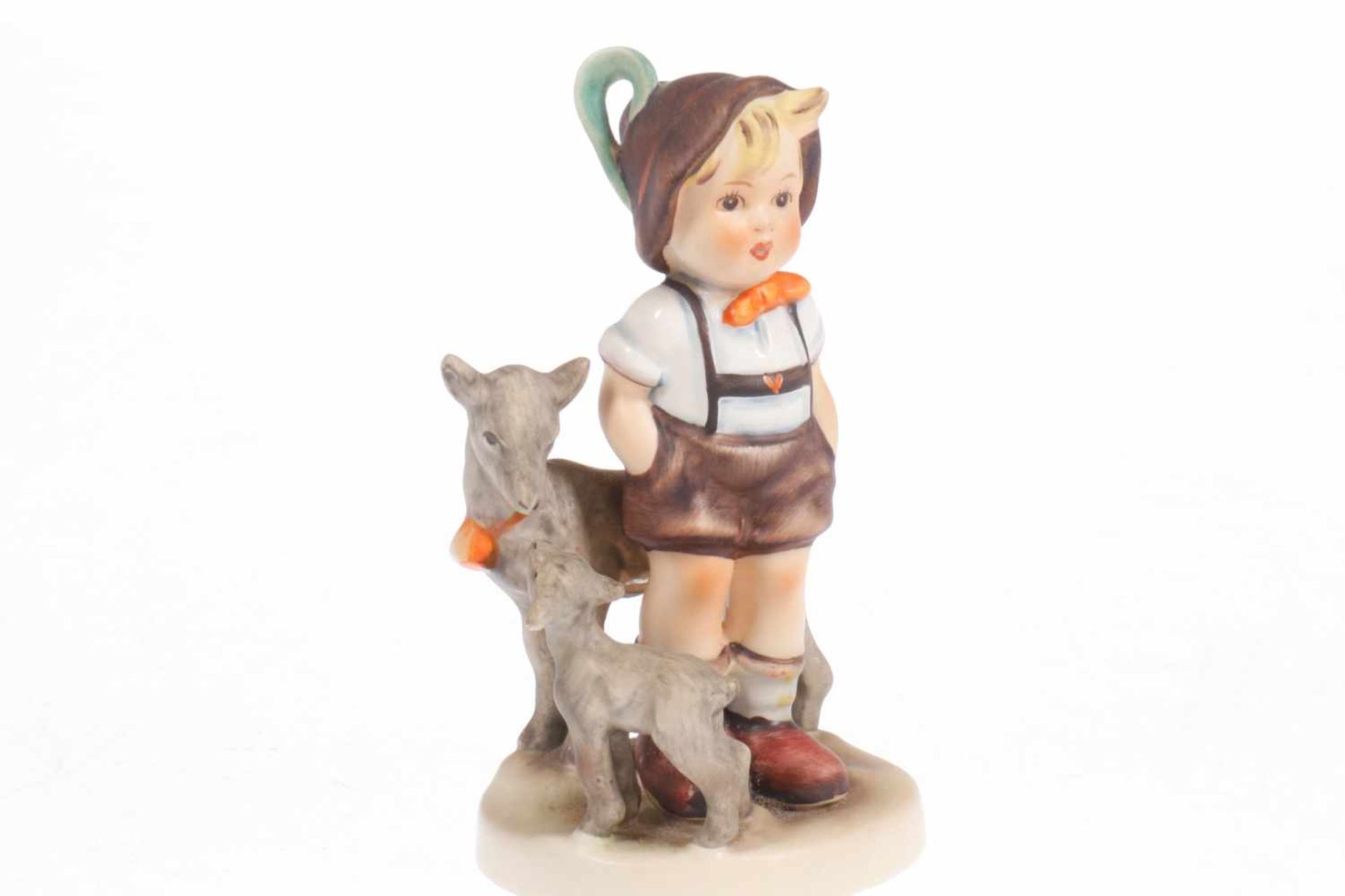 Hummel Figur "Ziegenbub", Modellnr. 200/0, hergestellt 1964-72, 2. Wahl, H 11 cm