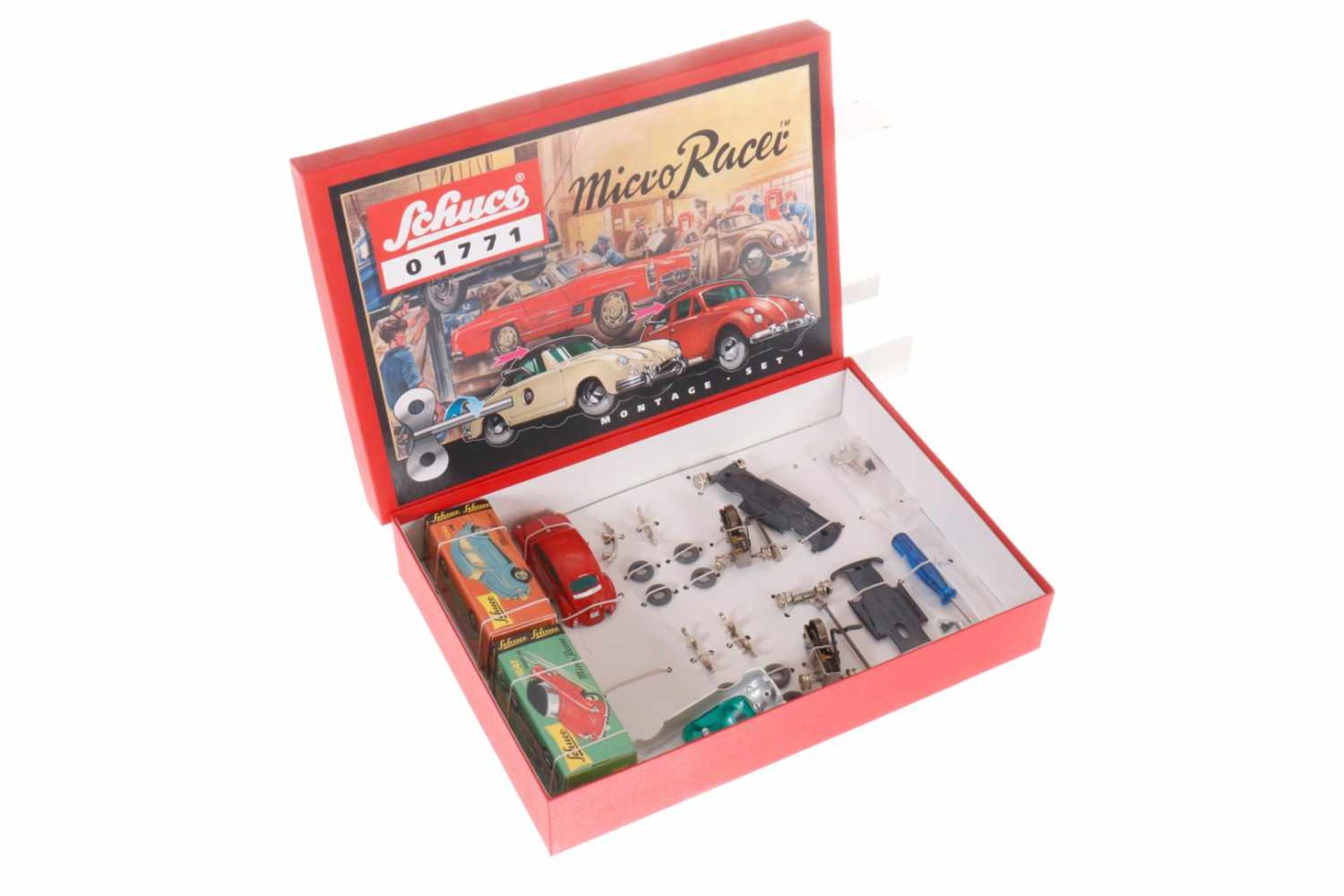 Schuco Replik-Montage-Set "Micro Racer", Nr. 01771, mit Anleitung, im OK, Z 1-2