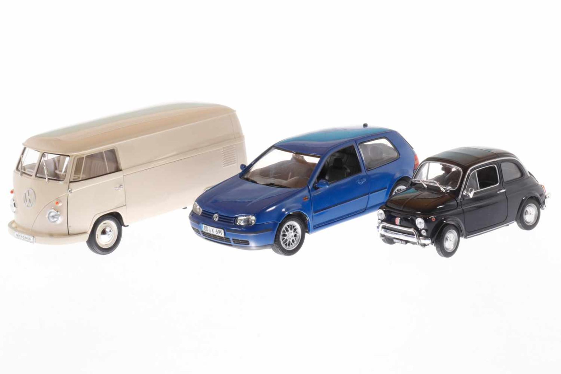 3 Auto Modelle, 1/18, bespielt