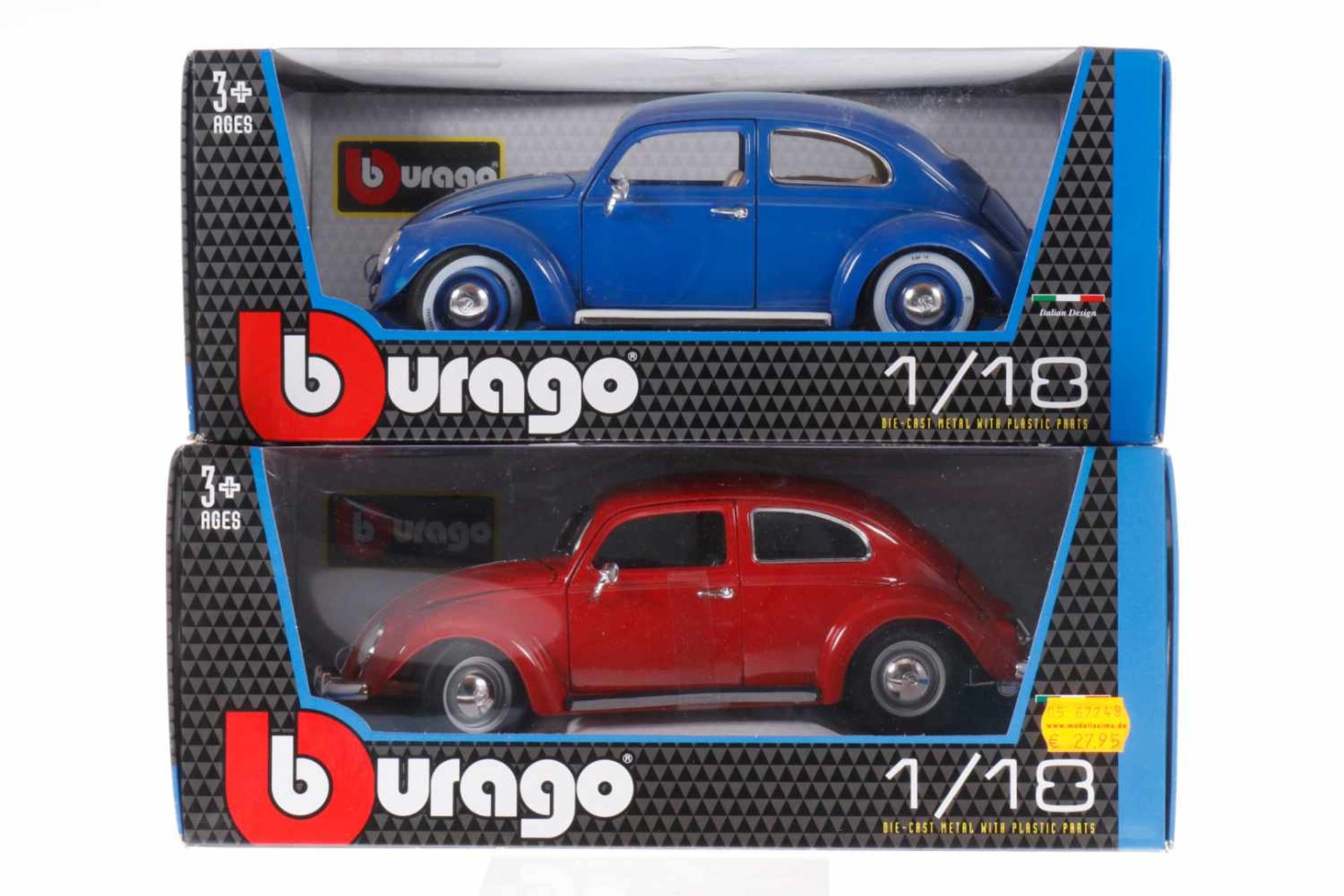 2 Bburago Modelle, 1/18, OK