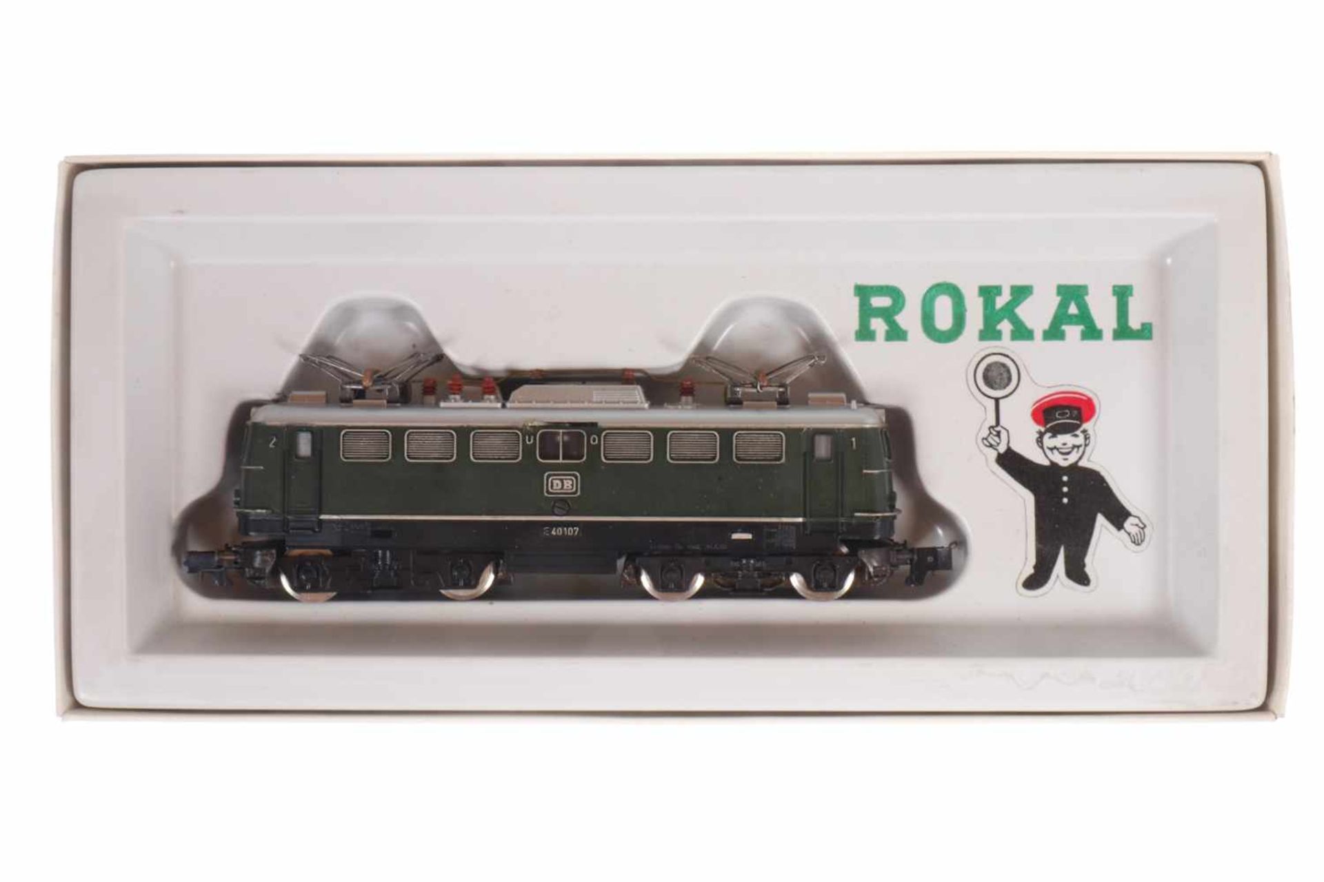 Rokal E-Lok "E 40 107" 1030, S TT, grün, OK, Z 2