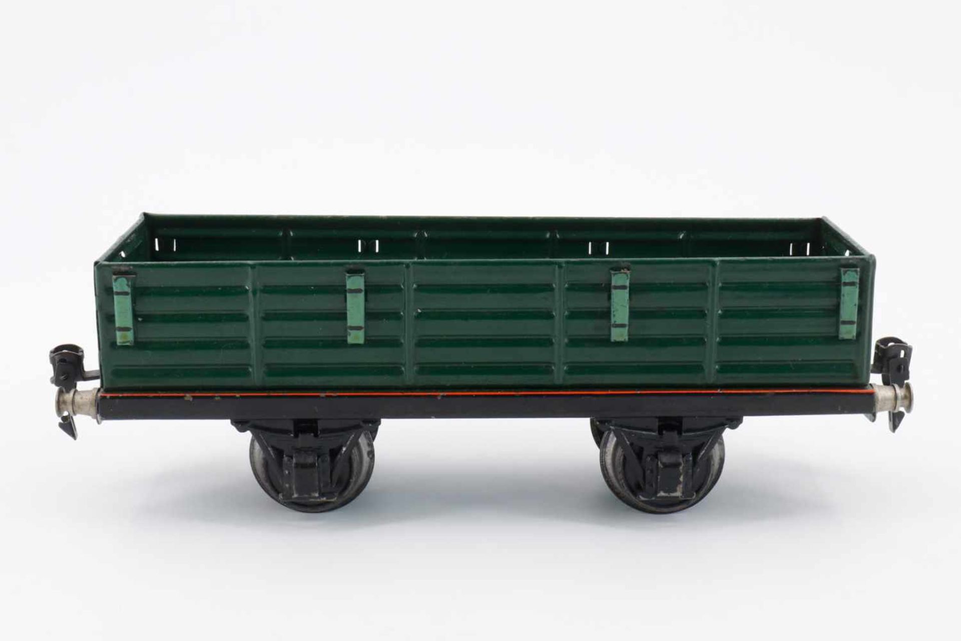 Märklin Rungenwagen, S 1, ohne Rungen, L 24,5, sonst Z 2- - -22.50 % buyer's premium on the hammer