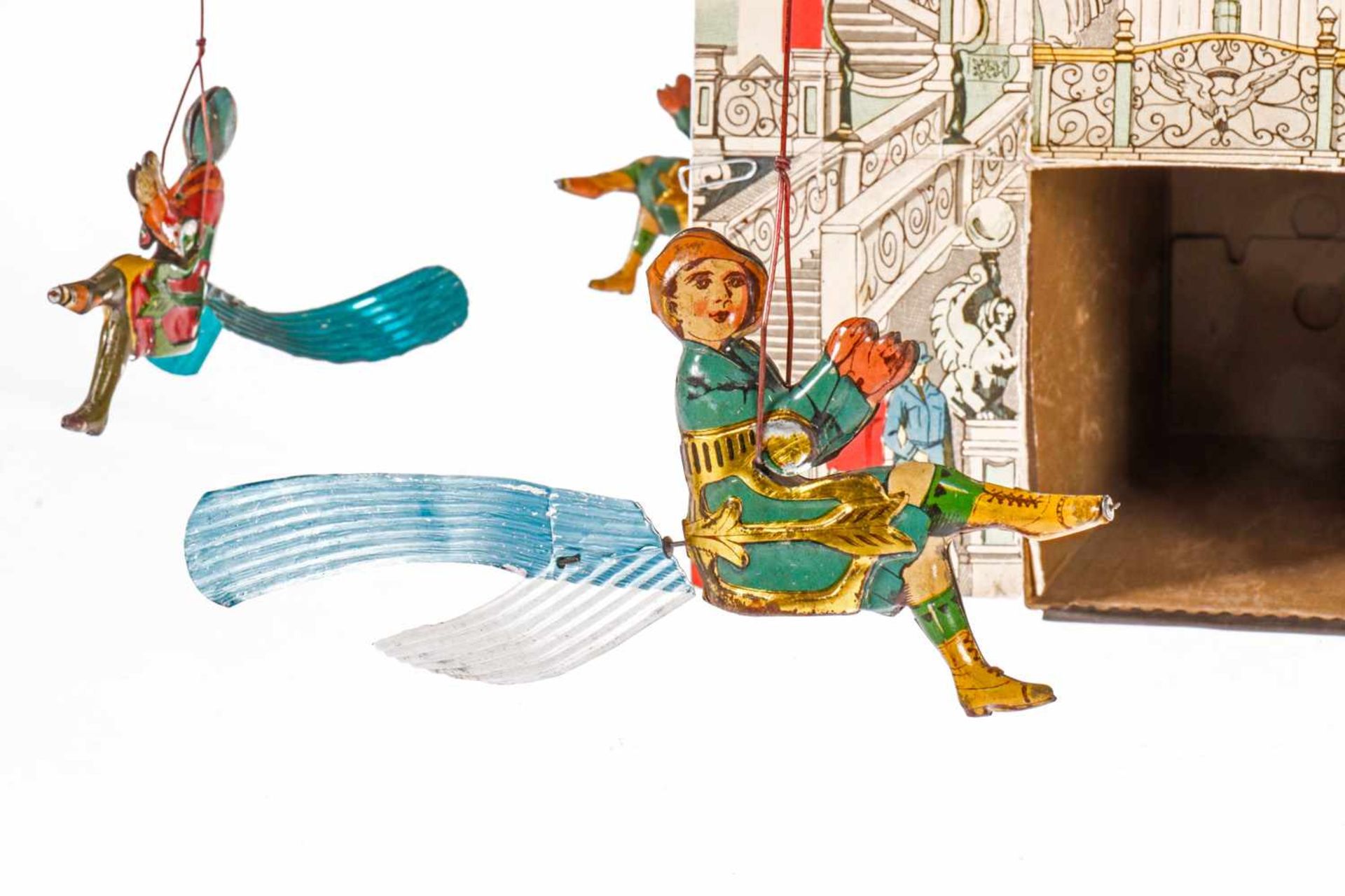 Cardini Kirmes-Karussell "Giostra Volante" Nr. 57, mit 6 Propeller-Gondeln und Kindern, mit - Bild 3 aus 6