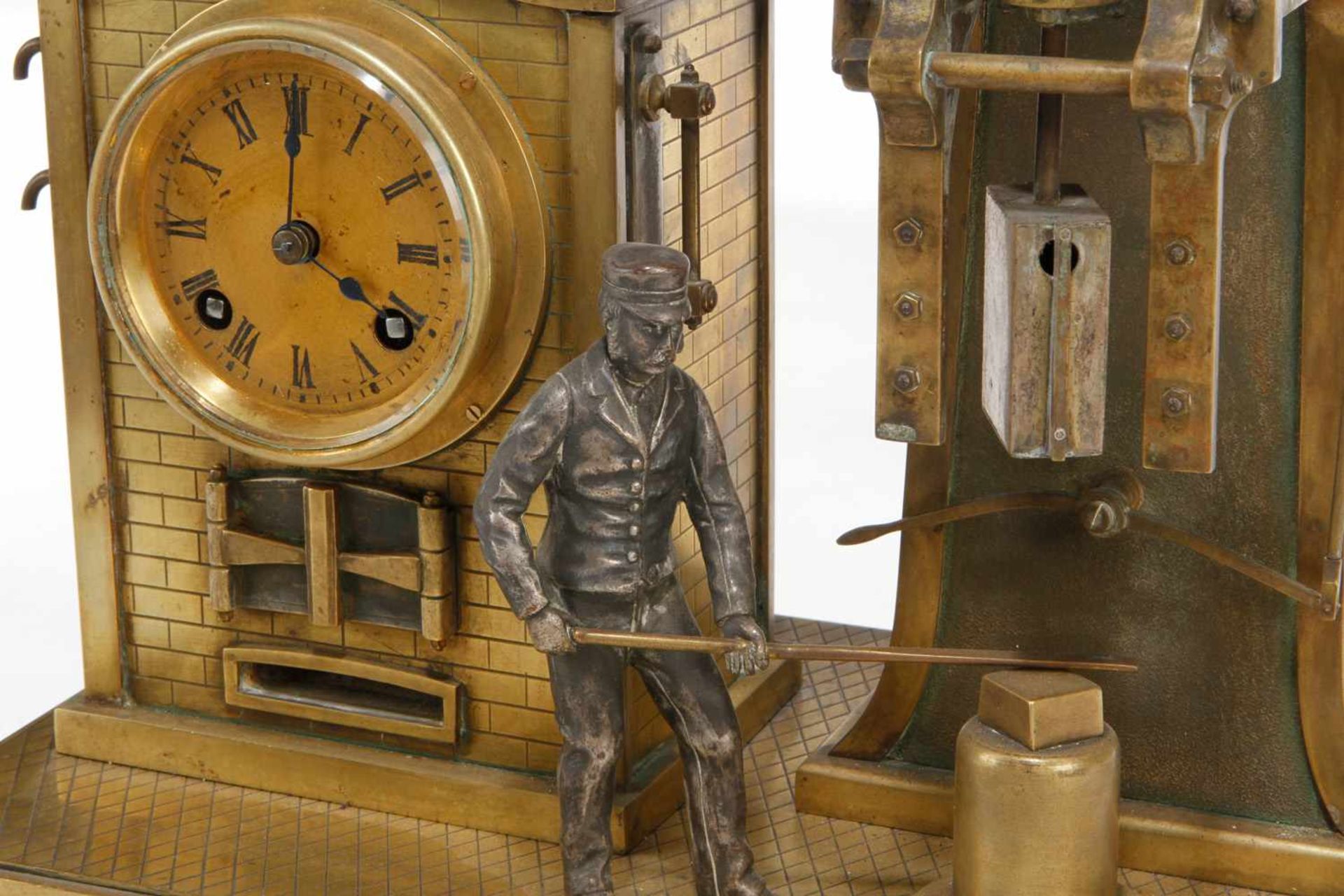 Uhrenautomat Radiguet, Technischer Uhrenautomat Radiguet, Geh- und Schlagwerk, auf Tonfeder, mit - Image 8 of 9