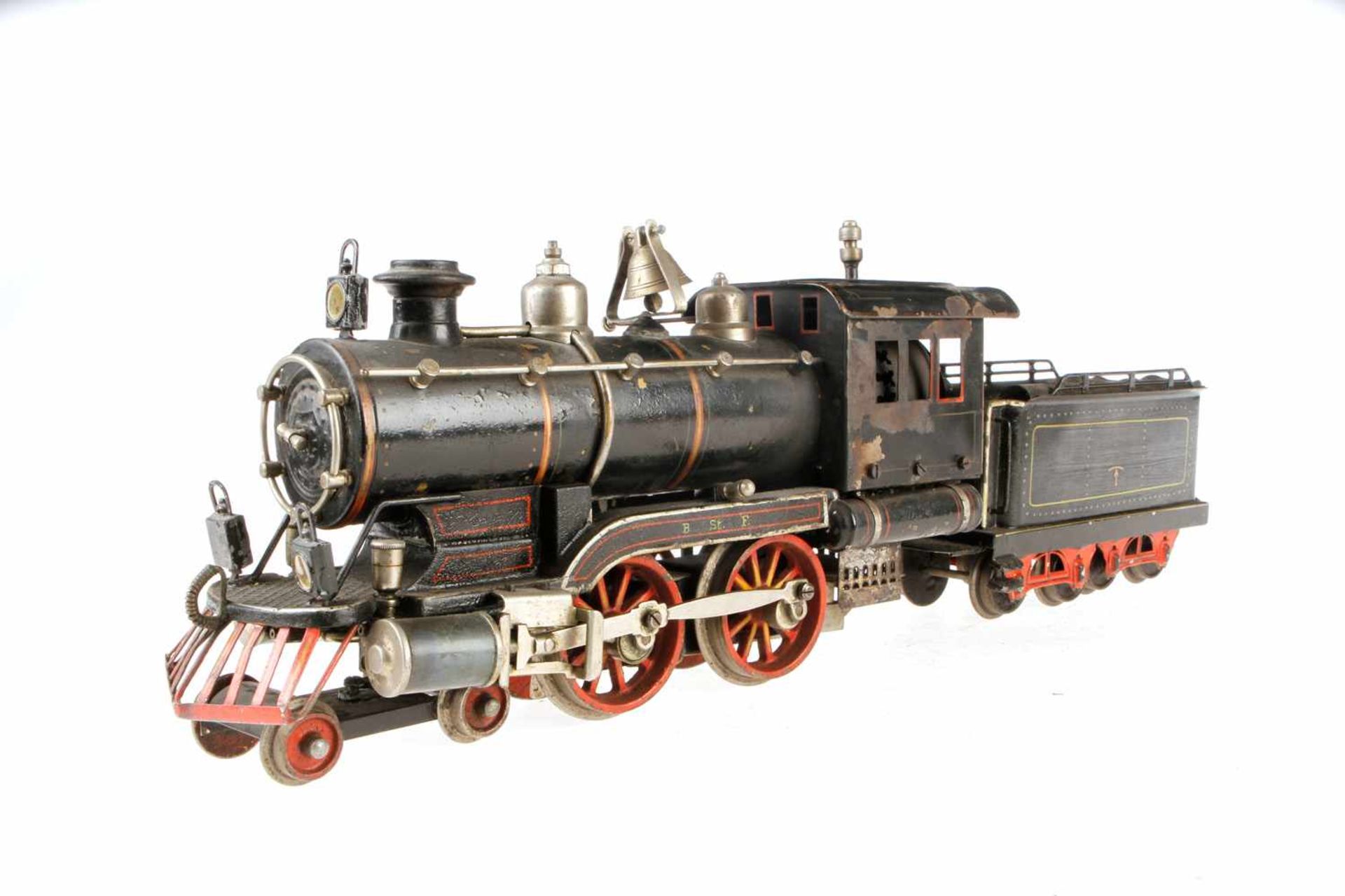 Märklin amerikanischer Bierzug, Spur 1, ab 1904, handlackiert, 2-B Spiritus-Dampflok AE 4021, mit - Bild 11 aus 12