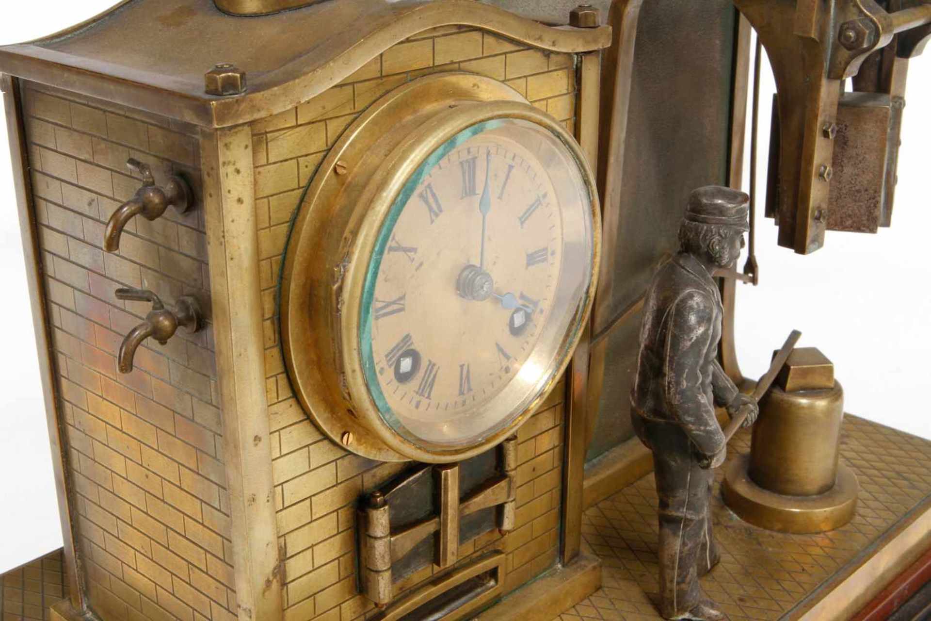 Uhrenautomat Radiguet, Technischer Uhrenautomat Radiguet, Geh- und Schlagwerk, auf Tonfeder, mit - Image 6 of 9