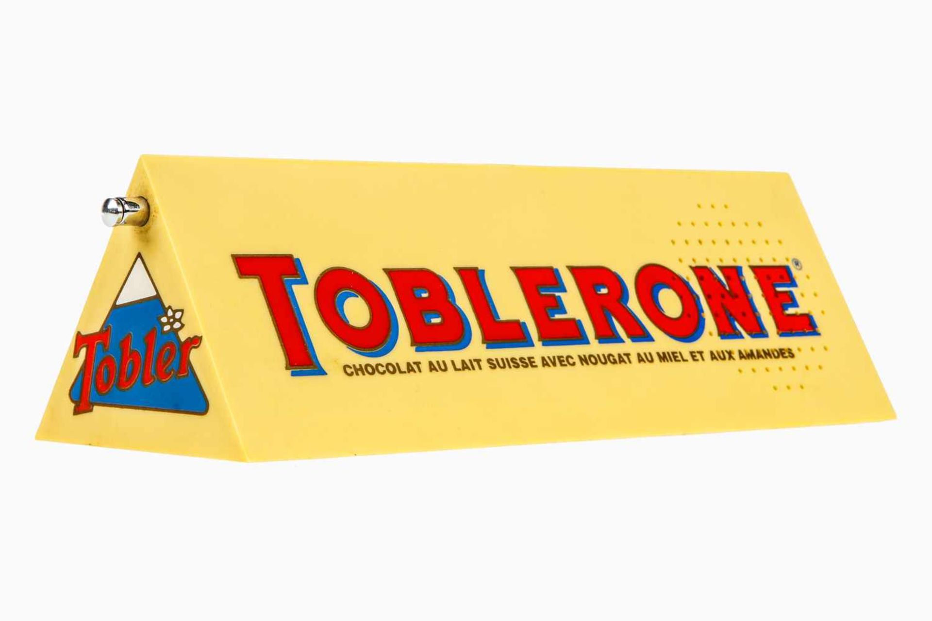 Werbe-Radio in Form eines Toblerone-Riegels, Länge 21 cm- - -22.50 % buyer's premium on the hammer