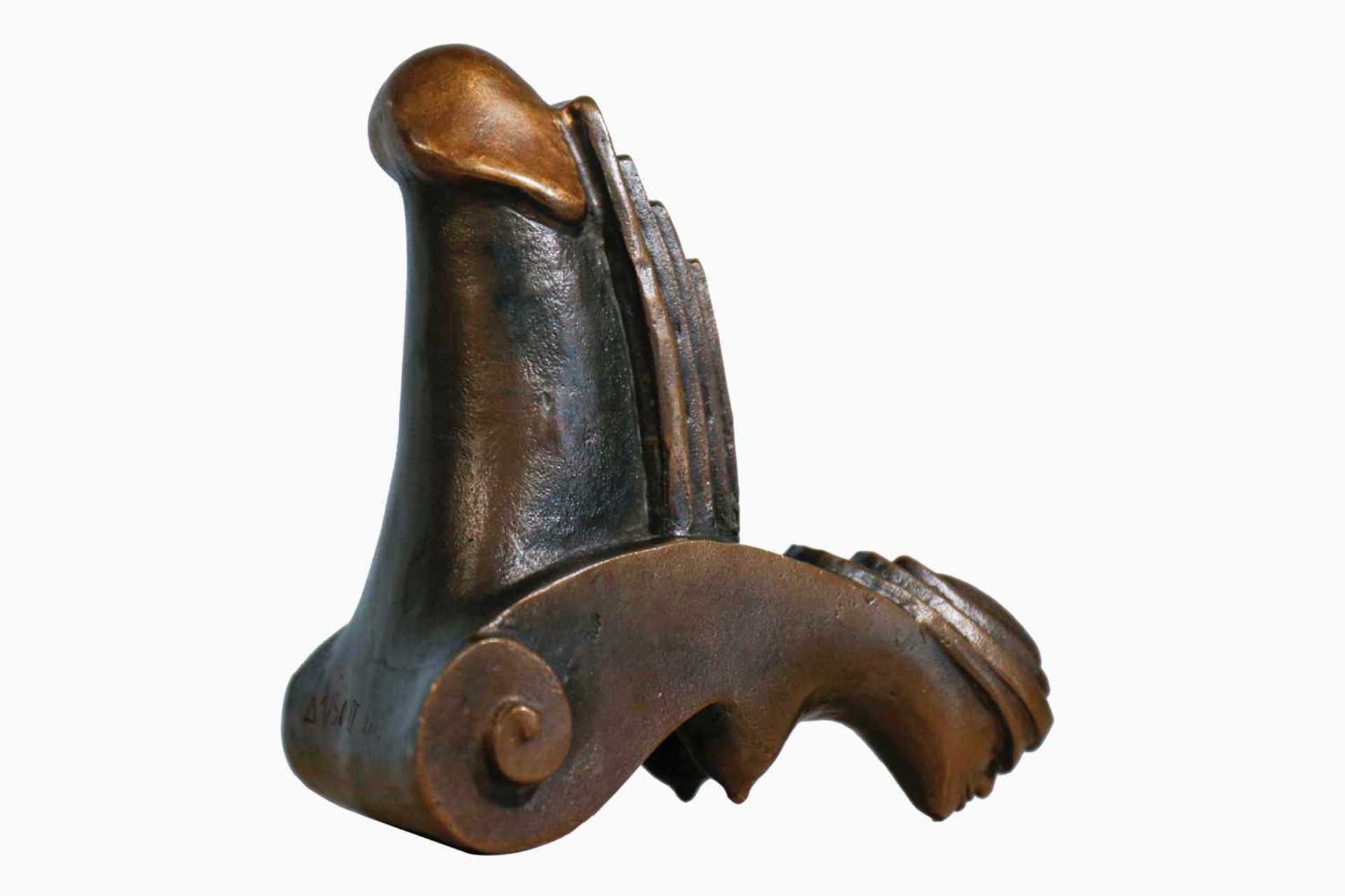 Tom Lehnigk, "Engel" Bronze 0/50, 2006, Erotika, 10 x 13,5 x 14 cm- - -22.50 % buyer's premium on - Image 2 of 5