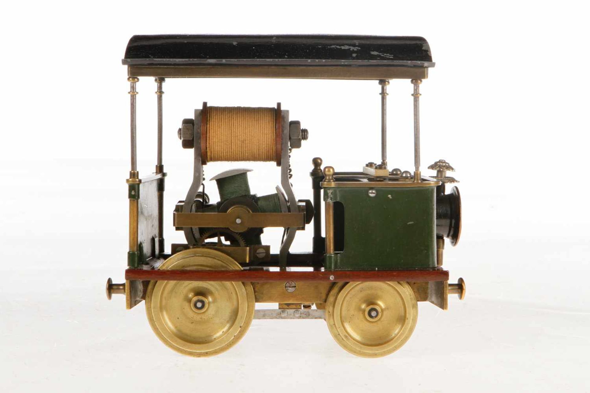 Elektrischer Motorwagen, Frankreich, um 1900, Spurweite 70 mm, für Kurvenfahrt, konstruierte, - Image 6 of 10