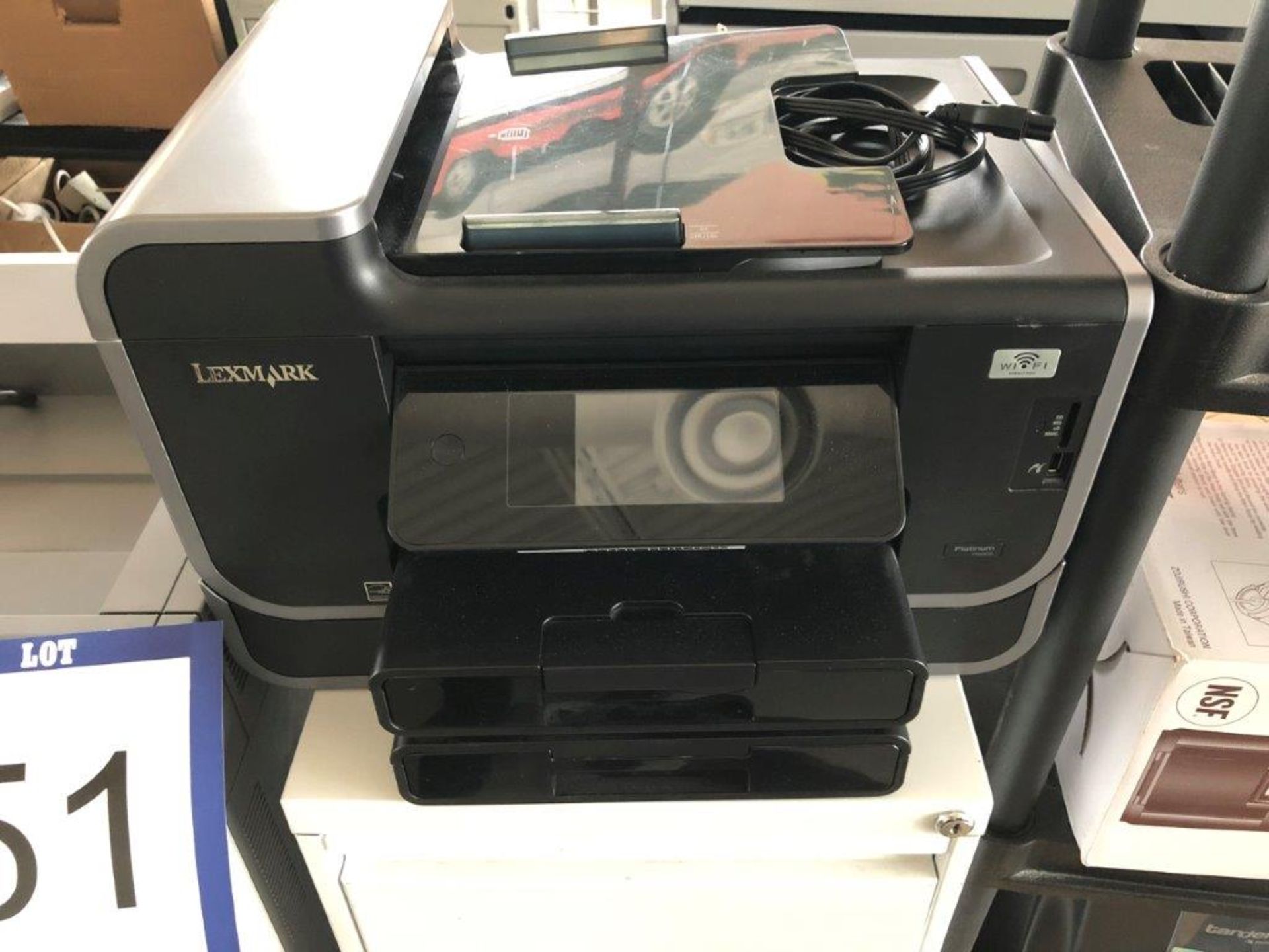 Lot : cabinet, imprimante LEXMARK Mod. PLATINUM PRO905 et imprimante LEXMARK Mod. C792de - Image 3 of 4