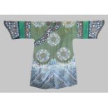 CHINESE EMBROIDERED SILK WOMAN'S INFORMAL ROBE