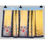 CHINESE EMBROIDERED SILK SKIRT