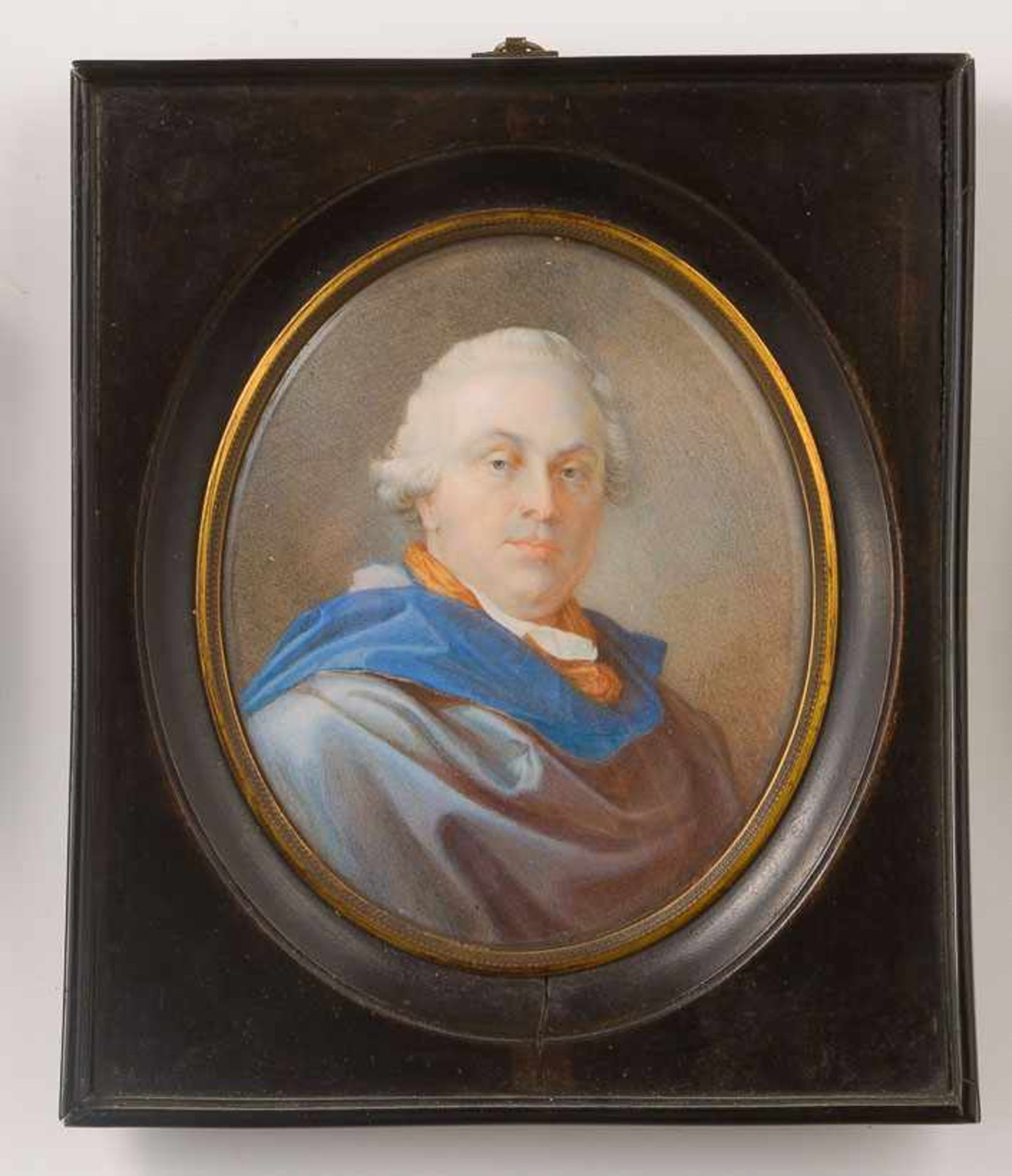 Füger, Heinrich Friedrich (1751-1818) , nachAndrea Perulain grauem Umhang und grau gepuderter