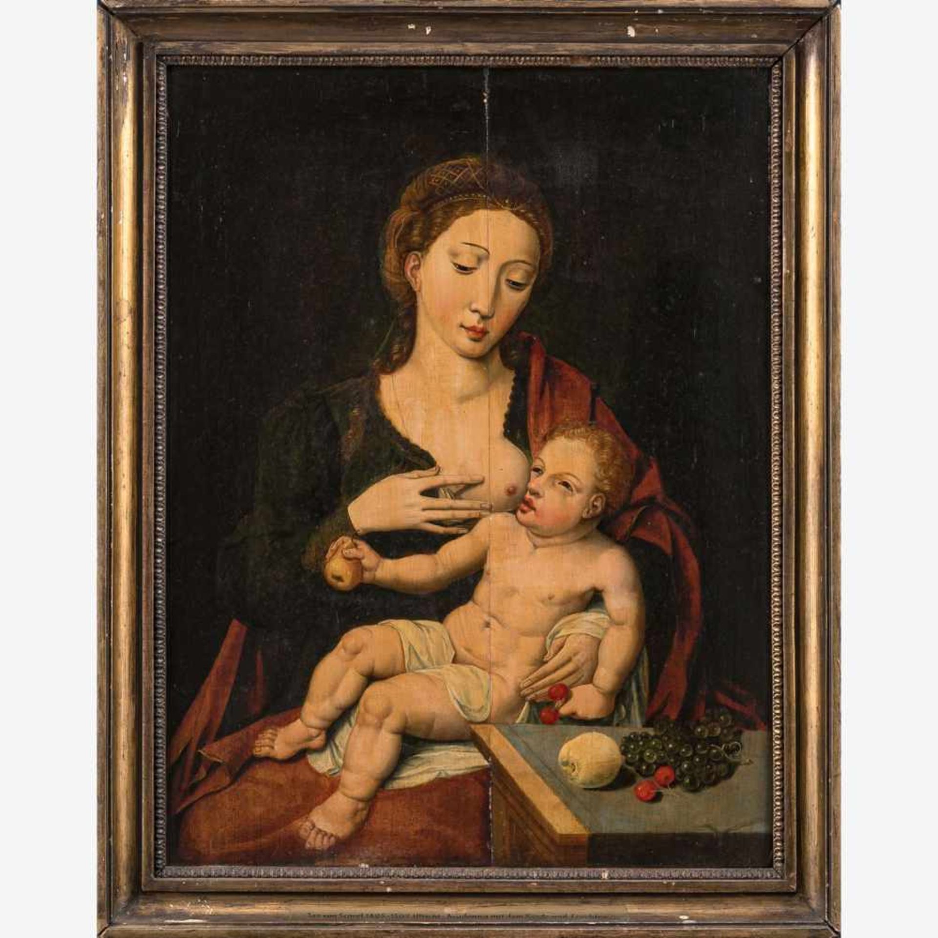 Scorel, Jan van (Schoorl, Utrecht 1495-1562) , nachMaria mit dem Kinde und Früchten19. Jh.