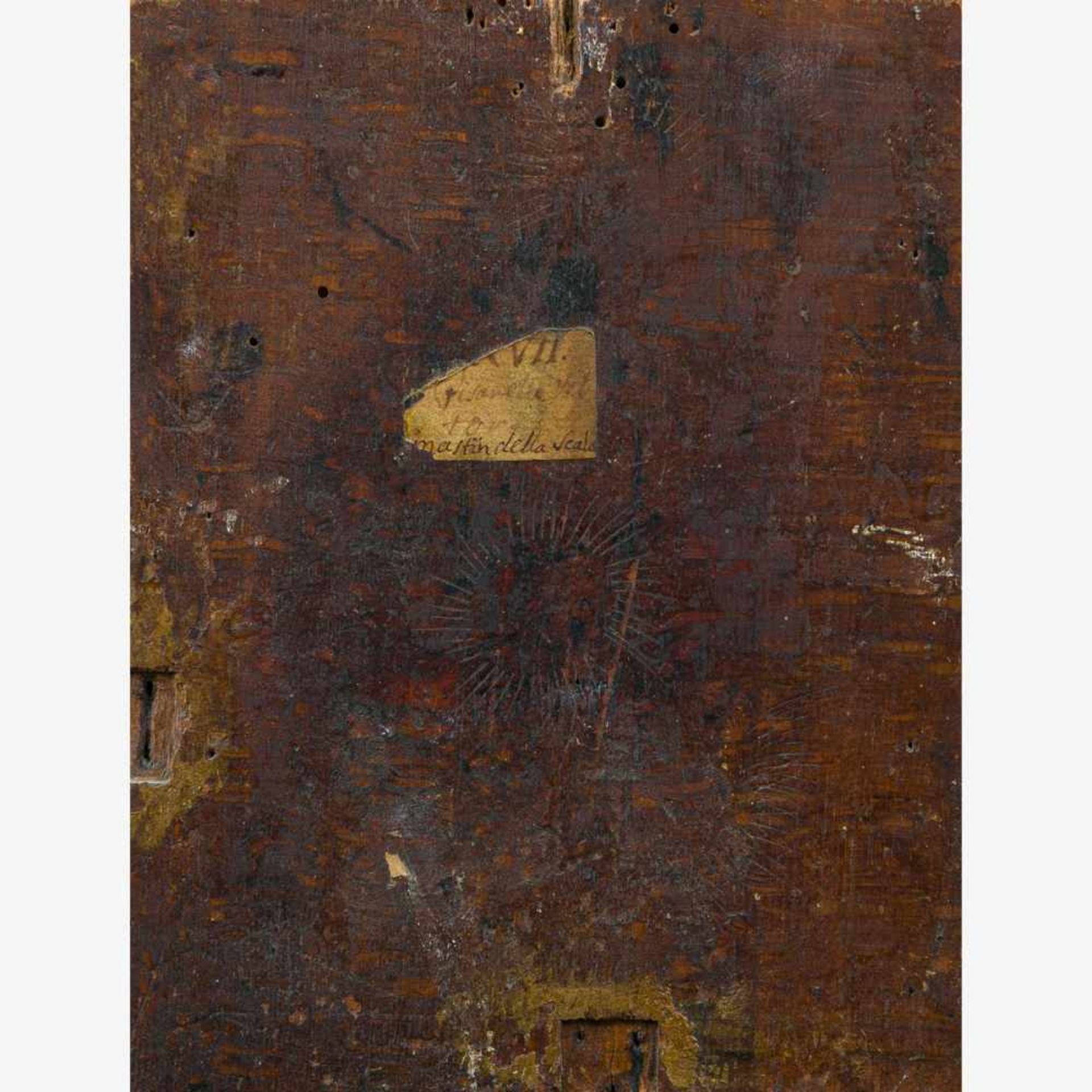 Unbekannter Maler (wohl 18. Jh.) , nach PisanelloBrustbildnis im Profil von Mastino I. della - Bild 2 aus 2