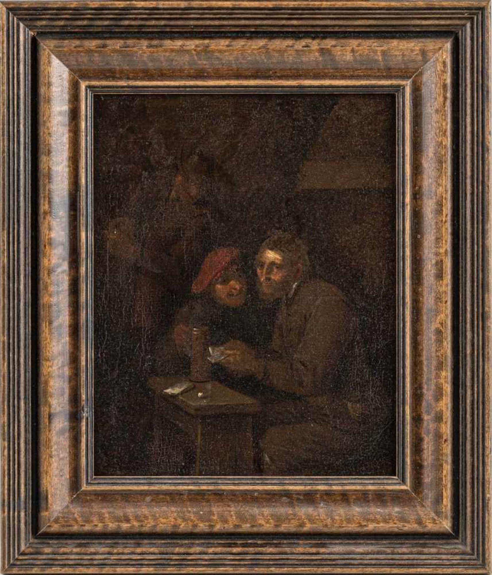 Brouwer, Adriaen (Oudenaarde, Antwerpen 1605-1638) , Art desKartenspielerMit Bierkrug in der
