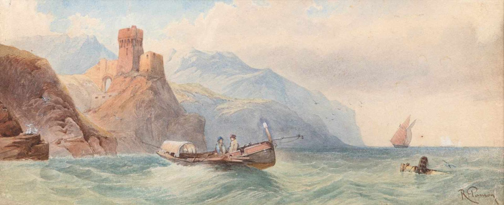 Ponson, Raphael Luc (Solliès-Pont, Marseille 1835-1904)Südfranzösische Felsenküstemit