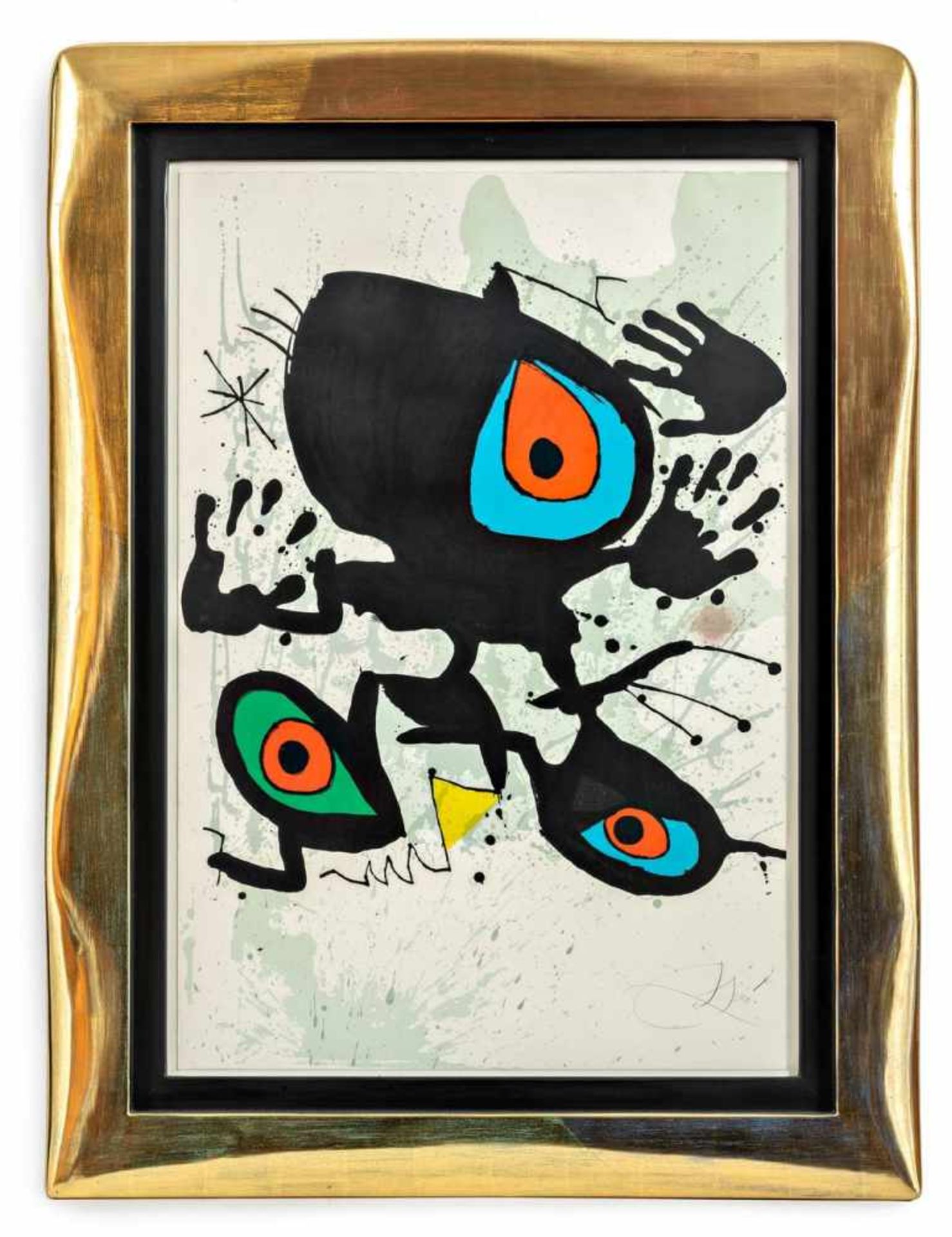Miró, Joan (Barcelona, Palma/Mallorca 1893-1983)Homage to Miró1973Farblithographie auf Arches-
