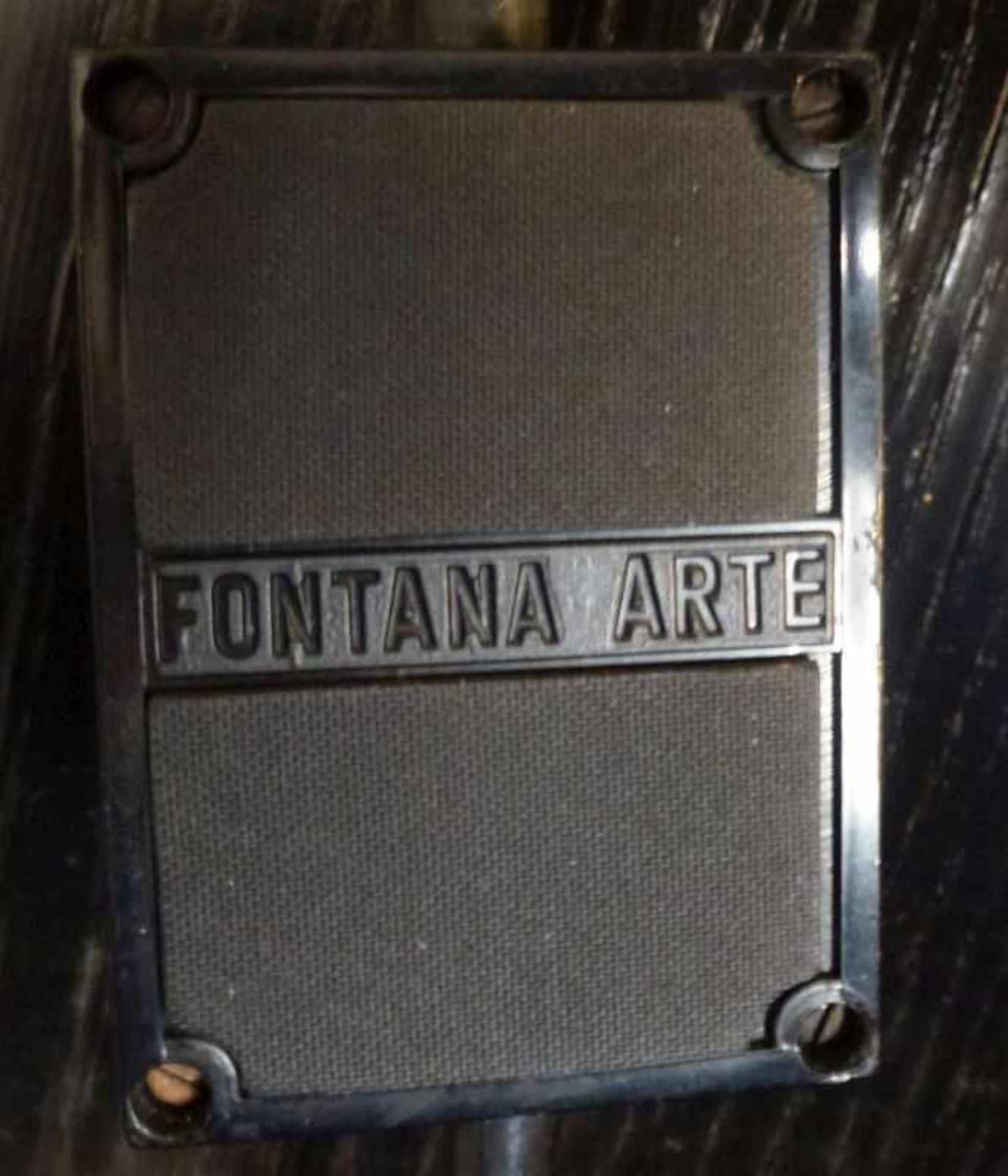 Tischleuchte, FONTANA 1853, Max Ingrand, FontanaArte Glas/Metall, weiß satiniert, H 78 cm - Bild 2 aus 2