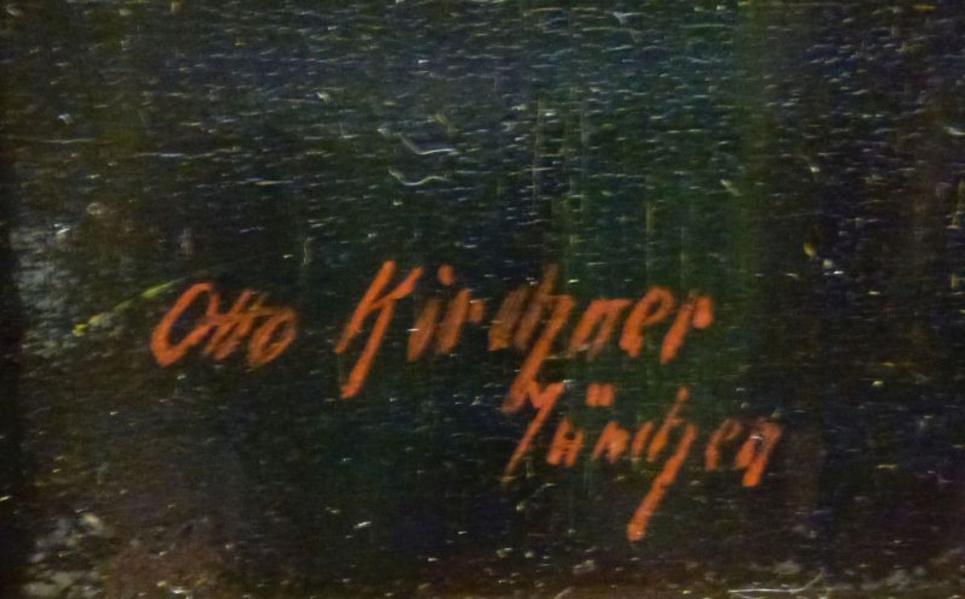 FlötistFlötistOtto Kirchner (1887-1960) Öl/Holz, sign., feine Malweise, 25x20 cm, ger. - Bild 3 aus 3