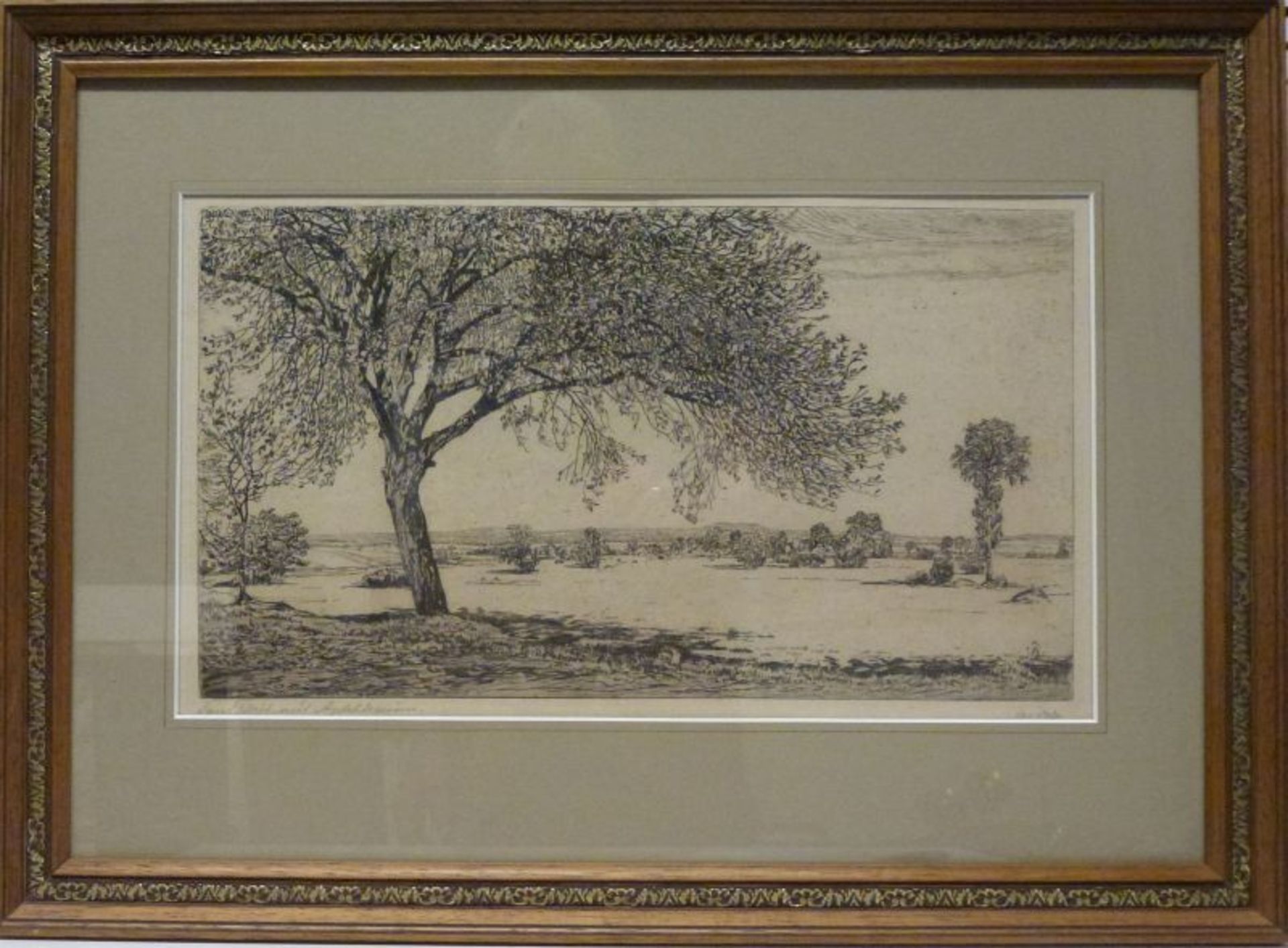 ''Landschaft mit Apfelbaum''''Landschaft mit Apfelbaum''bez., Lojos Orko (1865-1922) Radierung, - Bild 2 aus 3