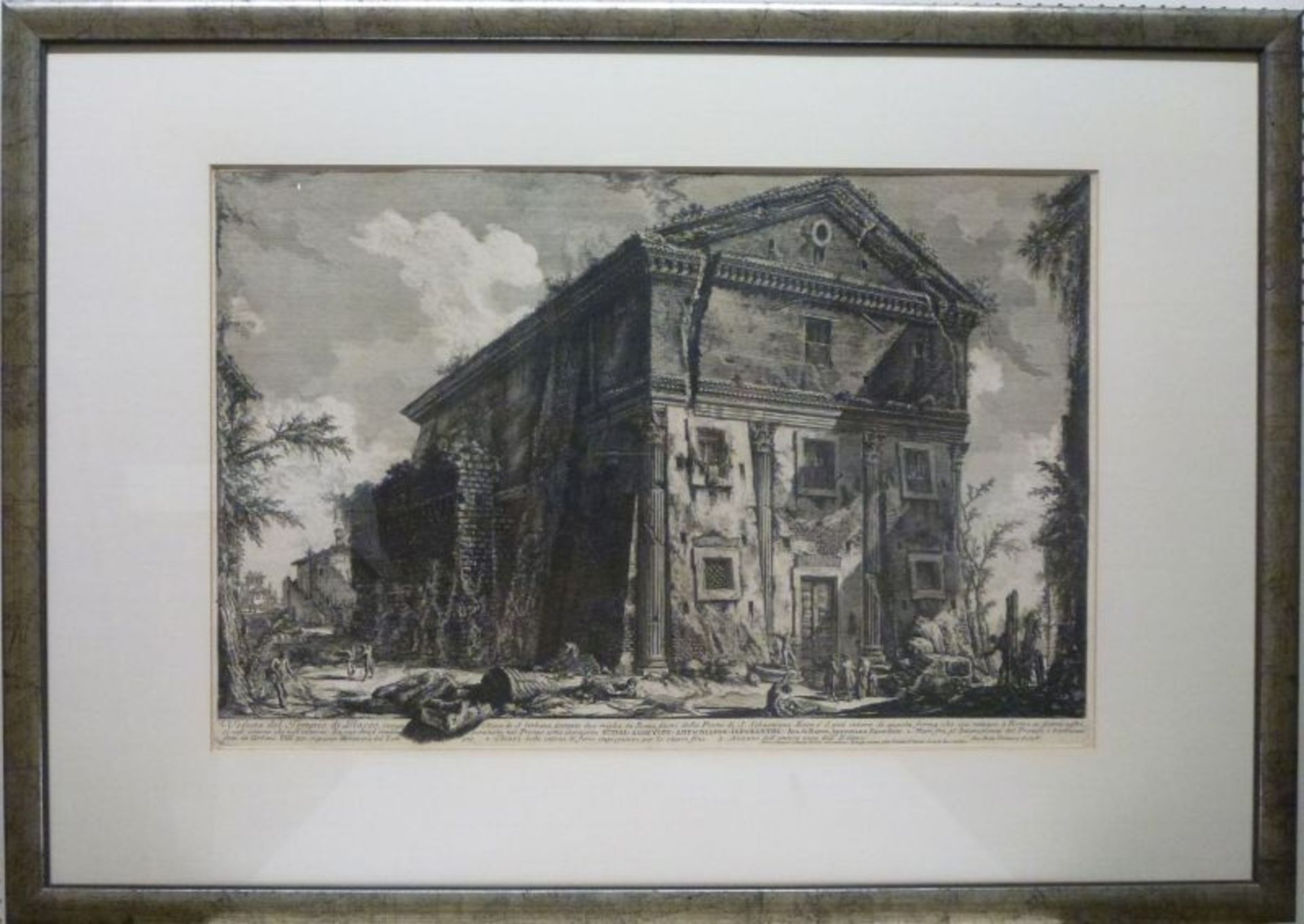 "Veduta del tempio di Bacco"Giovanni Battista Piranesi, 1720 - '78 "Veduta del tempio di Bacco" - Bild 2 aus 2