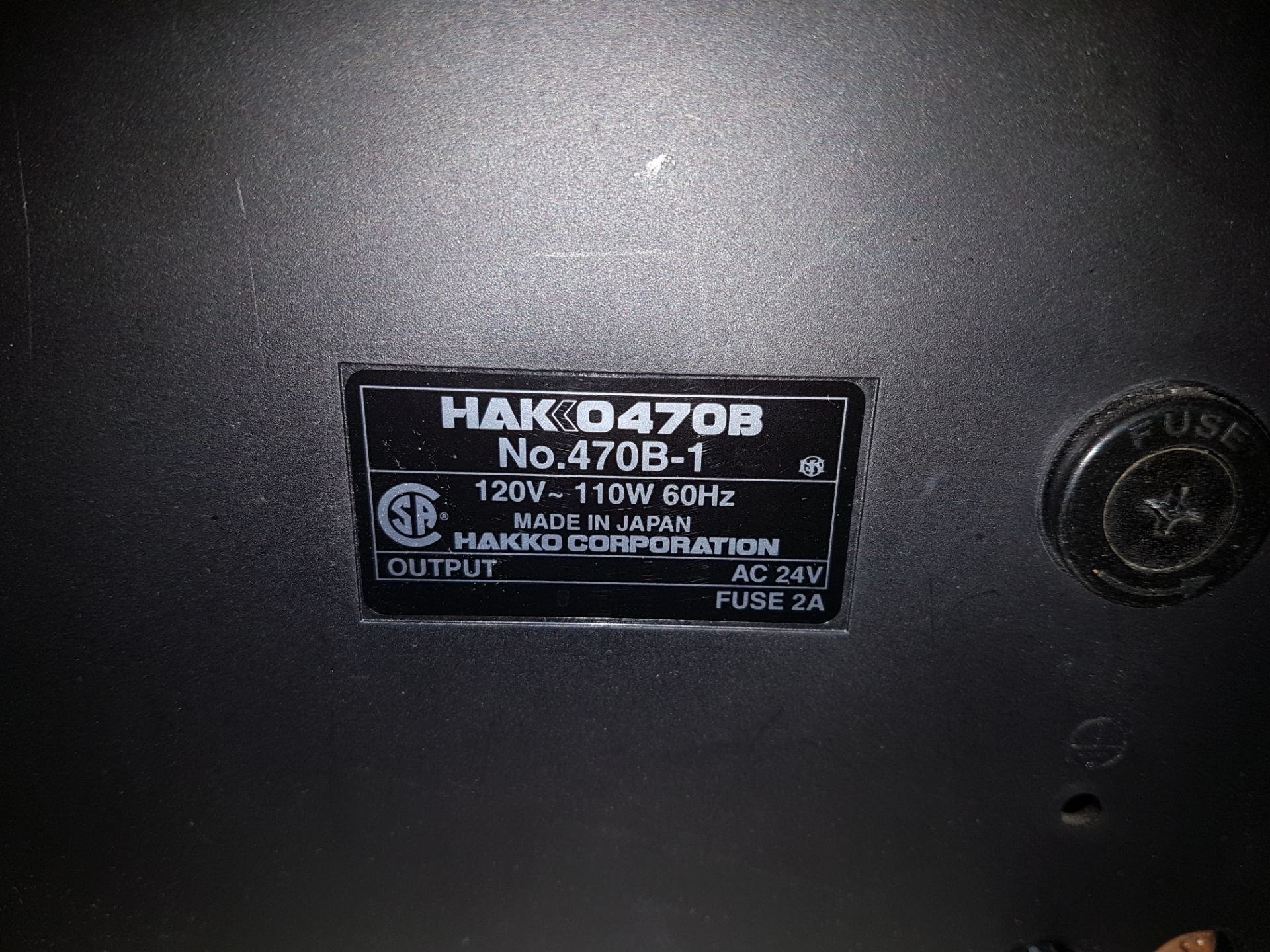 Hakko "470B" Desoldering Tool - Image 3 of 3