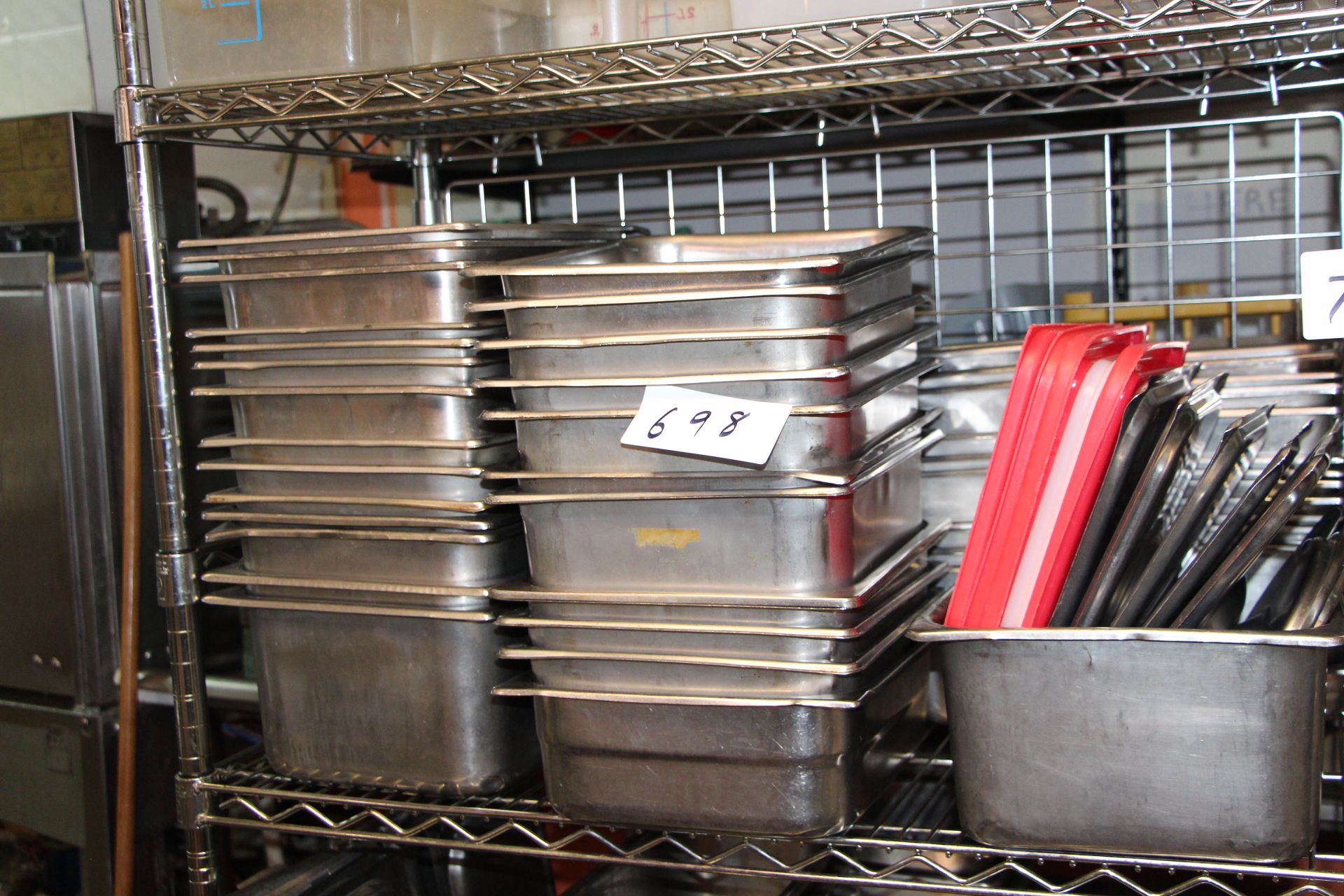 Lot misc s/s chafing pans