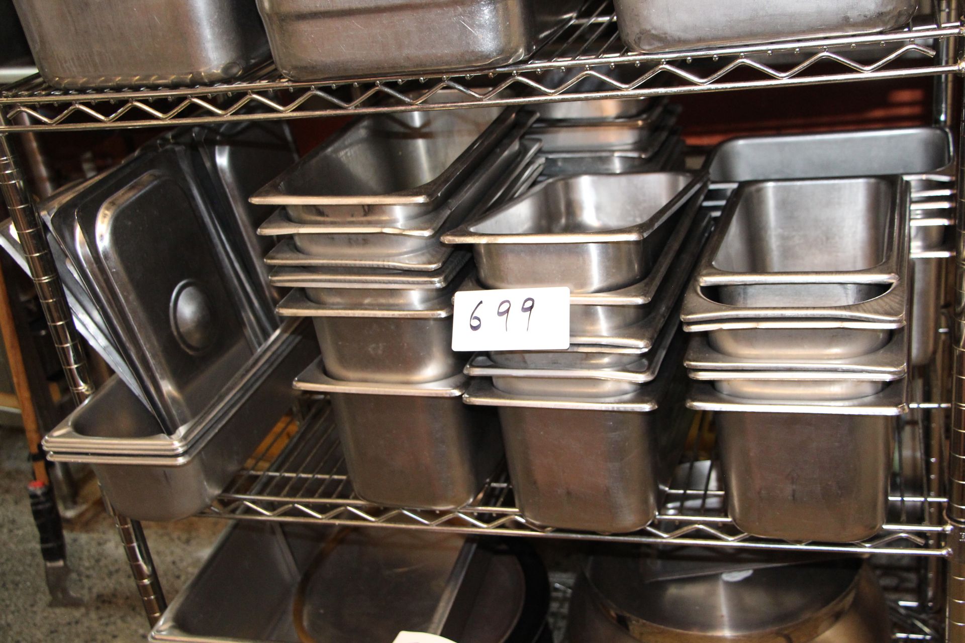 Lot misc s/s chafing pans